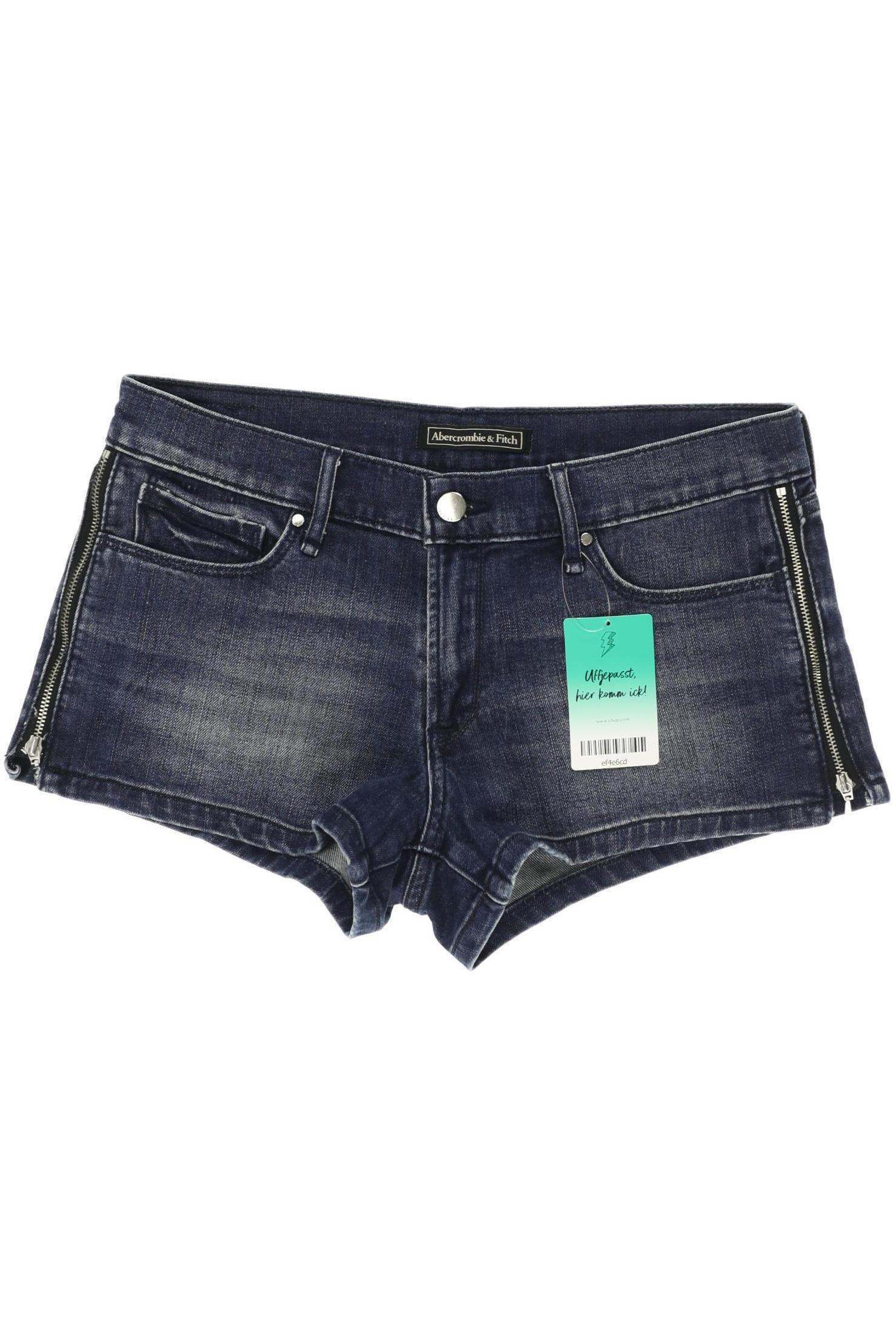 

Abercrombie & Fitch Damen Shorts, blau, Gr. 26