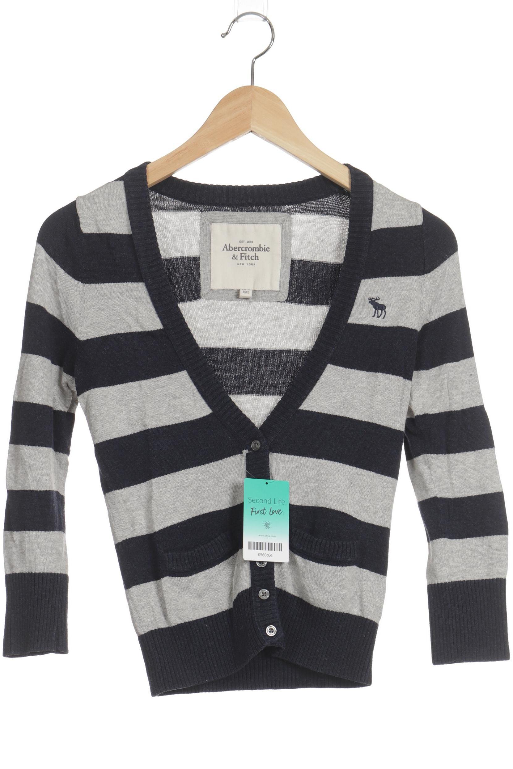 

Abercrombie & Fitch Damen Strickjacke, grau, Gr.
