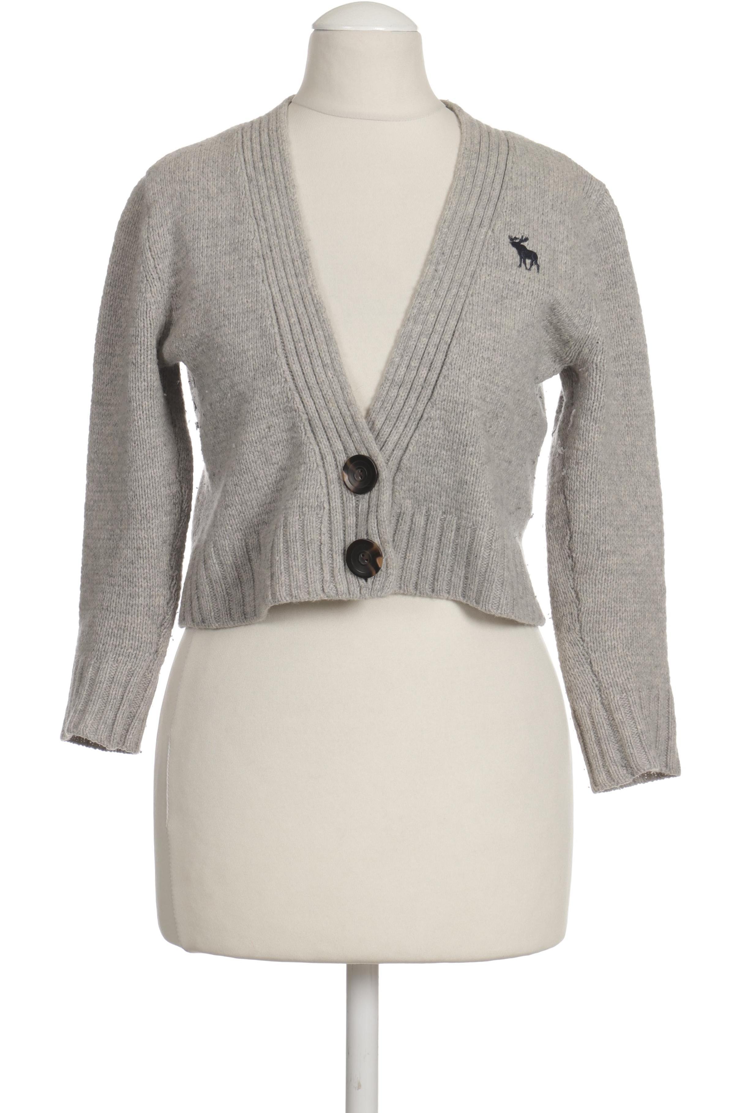 

Abercrombie & Fitch Damen Strickjacke, grau, Gr.