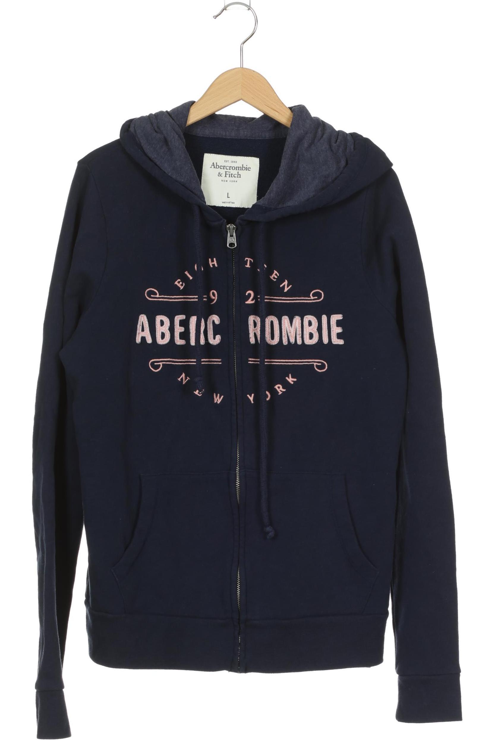 

Abercrombie & Fitch Damen Kapuzenpullover, blau, Gr.