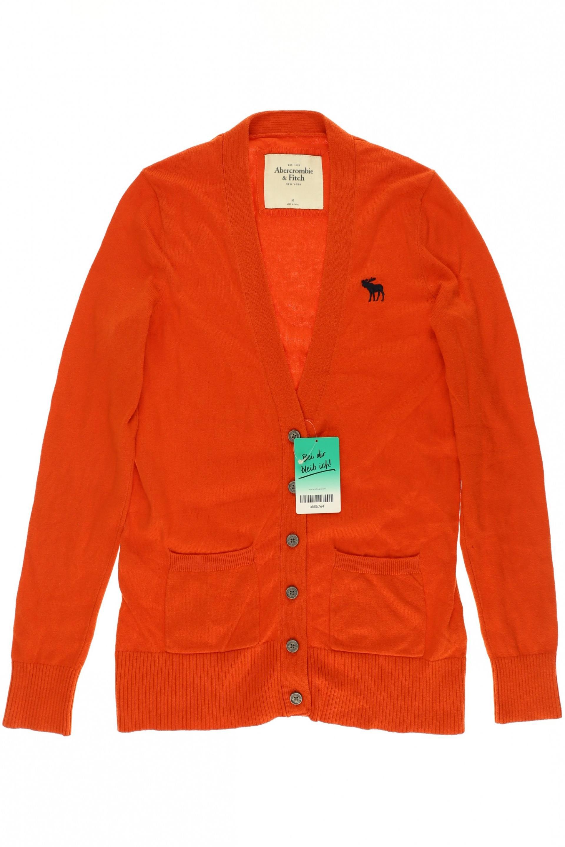 

Abercrombie & Fitch Damen Strickjacke, orange, Gr.