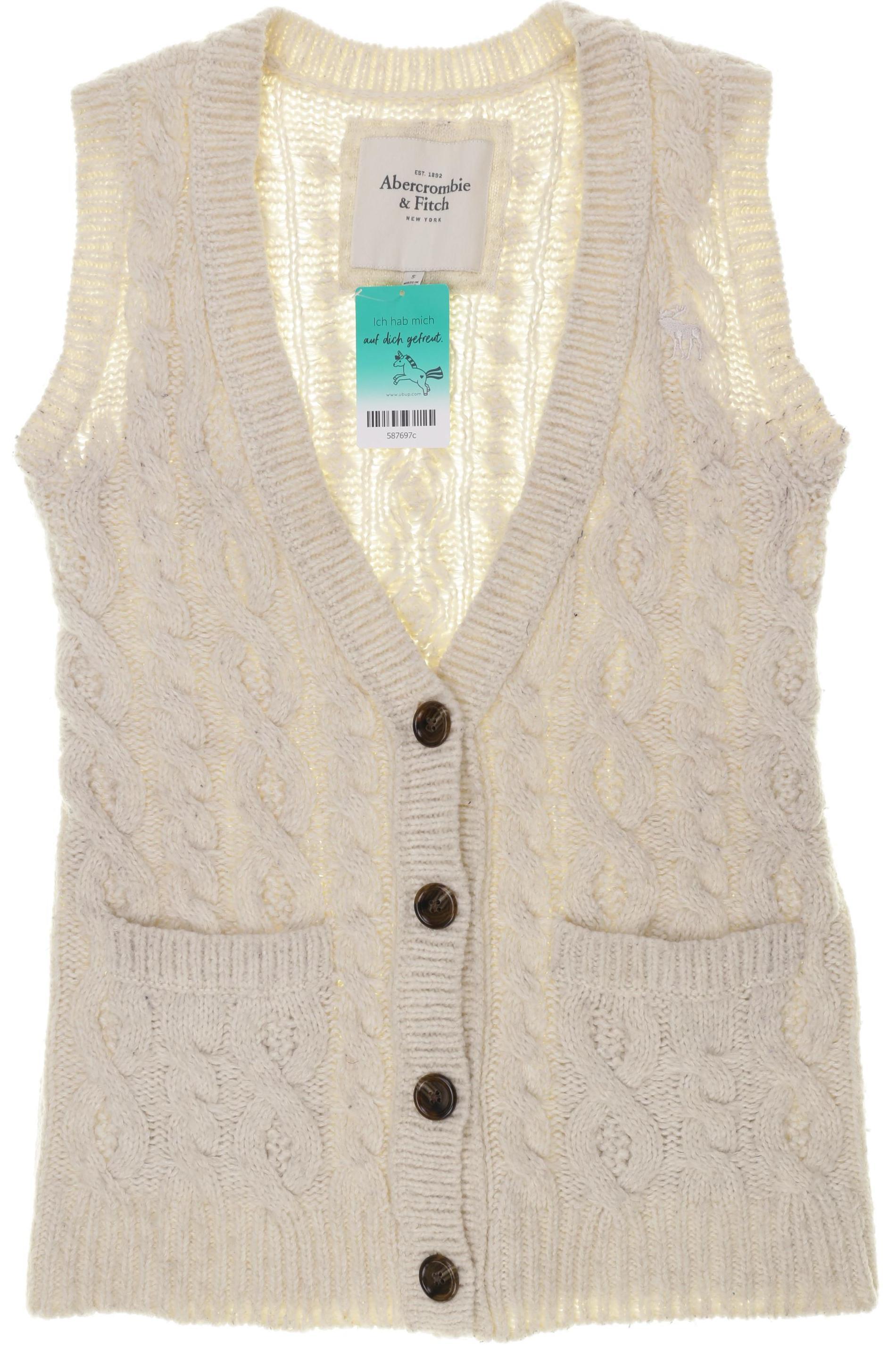 

Abercrombie & Fitch Damen Strickjacke, beige, Gr.