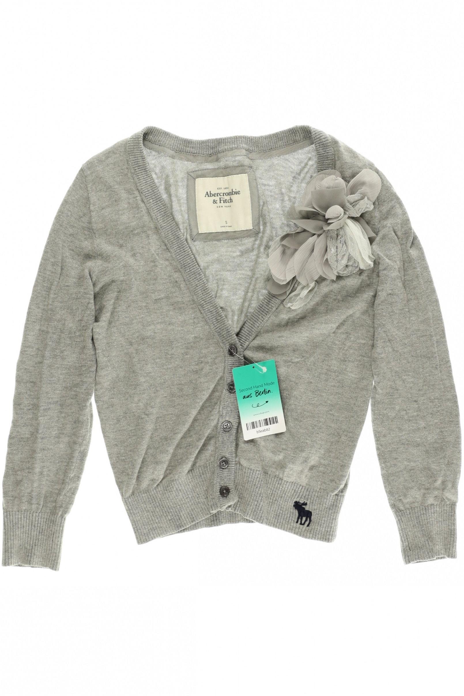 

Abercrombie & Fitch Damen Strickjacke, grau, Gr.