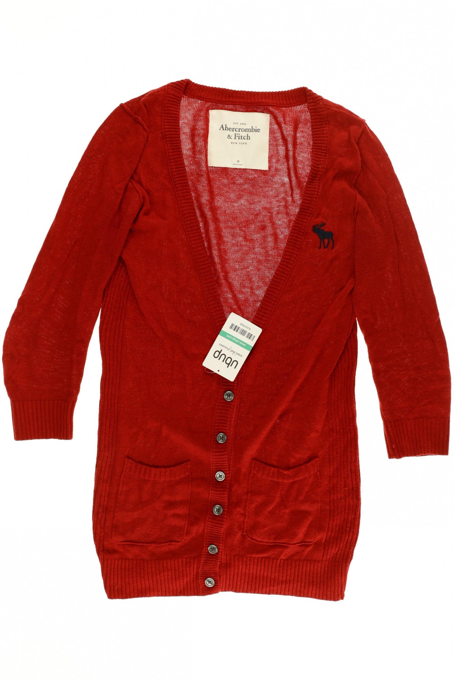 

Abercrombie & Fitch Damen Strickjacke, rot, Gr.