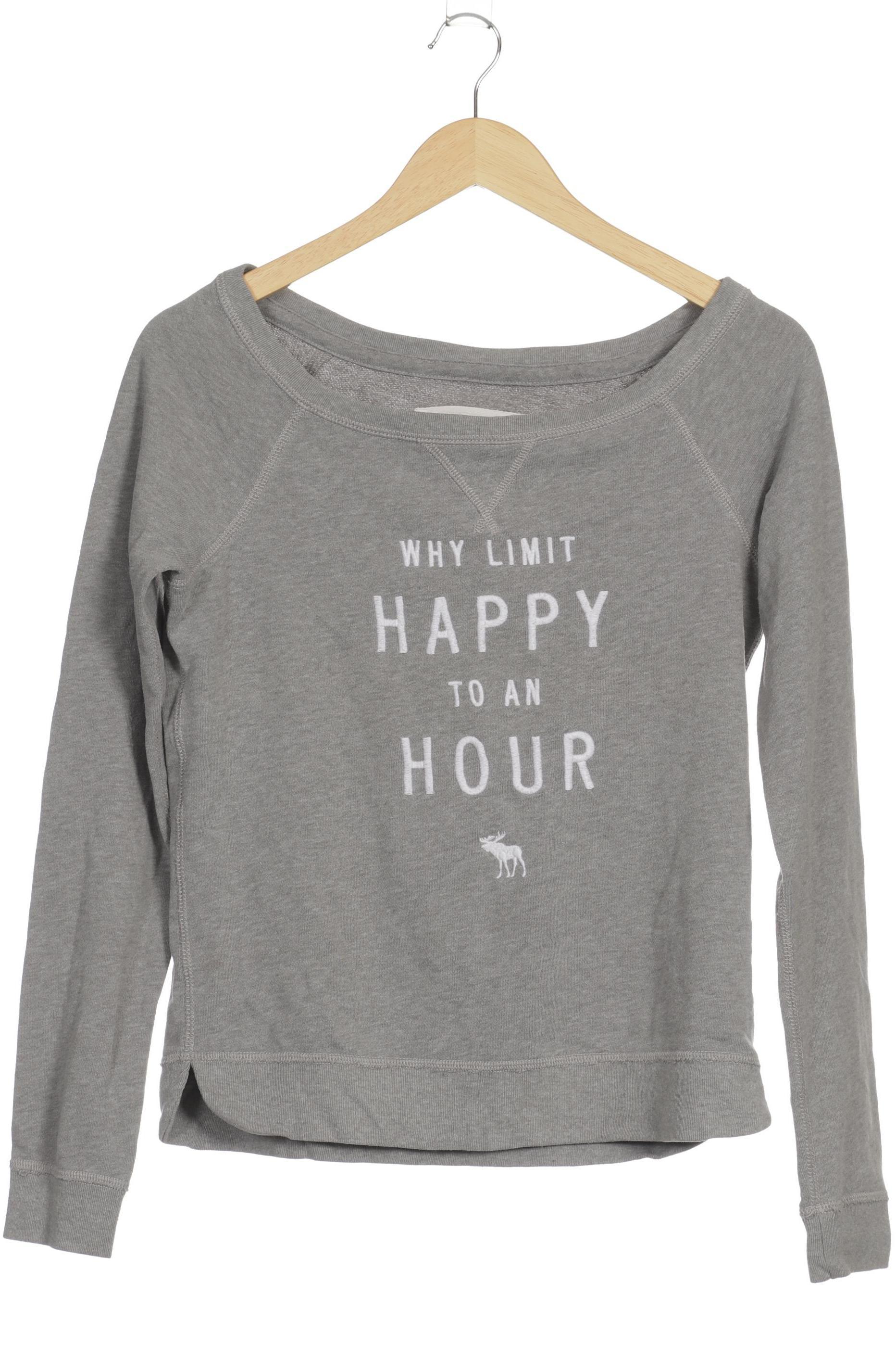 

Abercrombie & Fitch Damen Sweatshirt, grau, Gr.