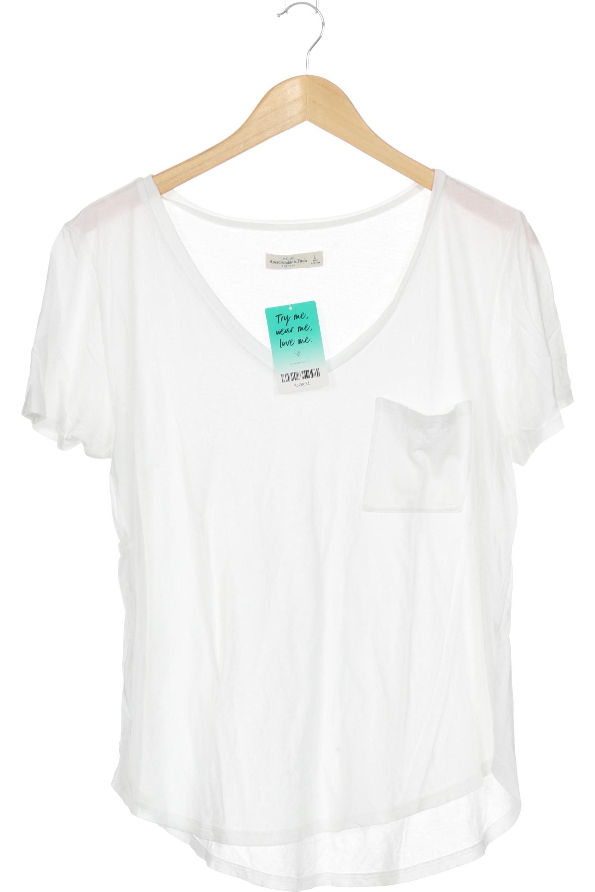 

Abercrombie & Fitch Damen T-Shirt, weiß, Gr.
