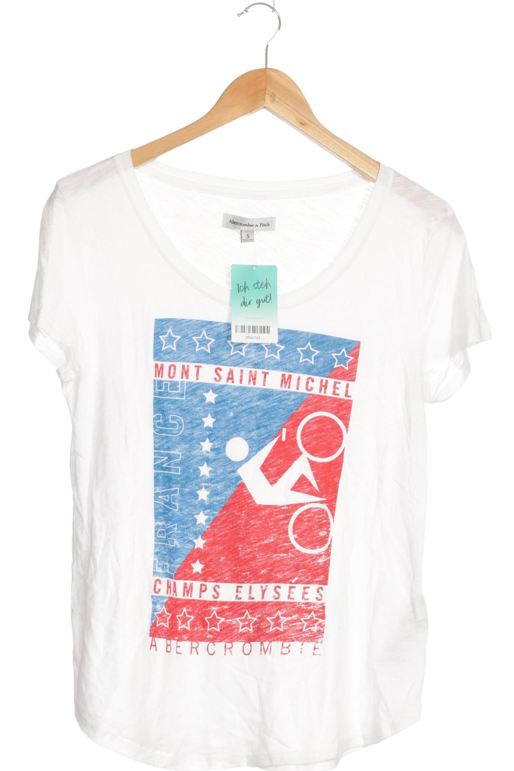 

Abercrombie & Fitch Damen T-Shirt, weiß, Gr.