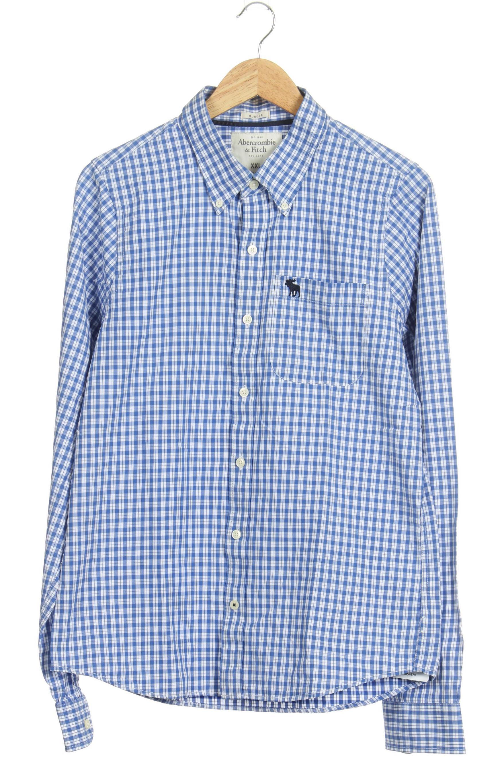 

Abercrombie & Fitch Herren Hemd, blau, Gr.