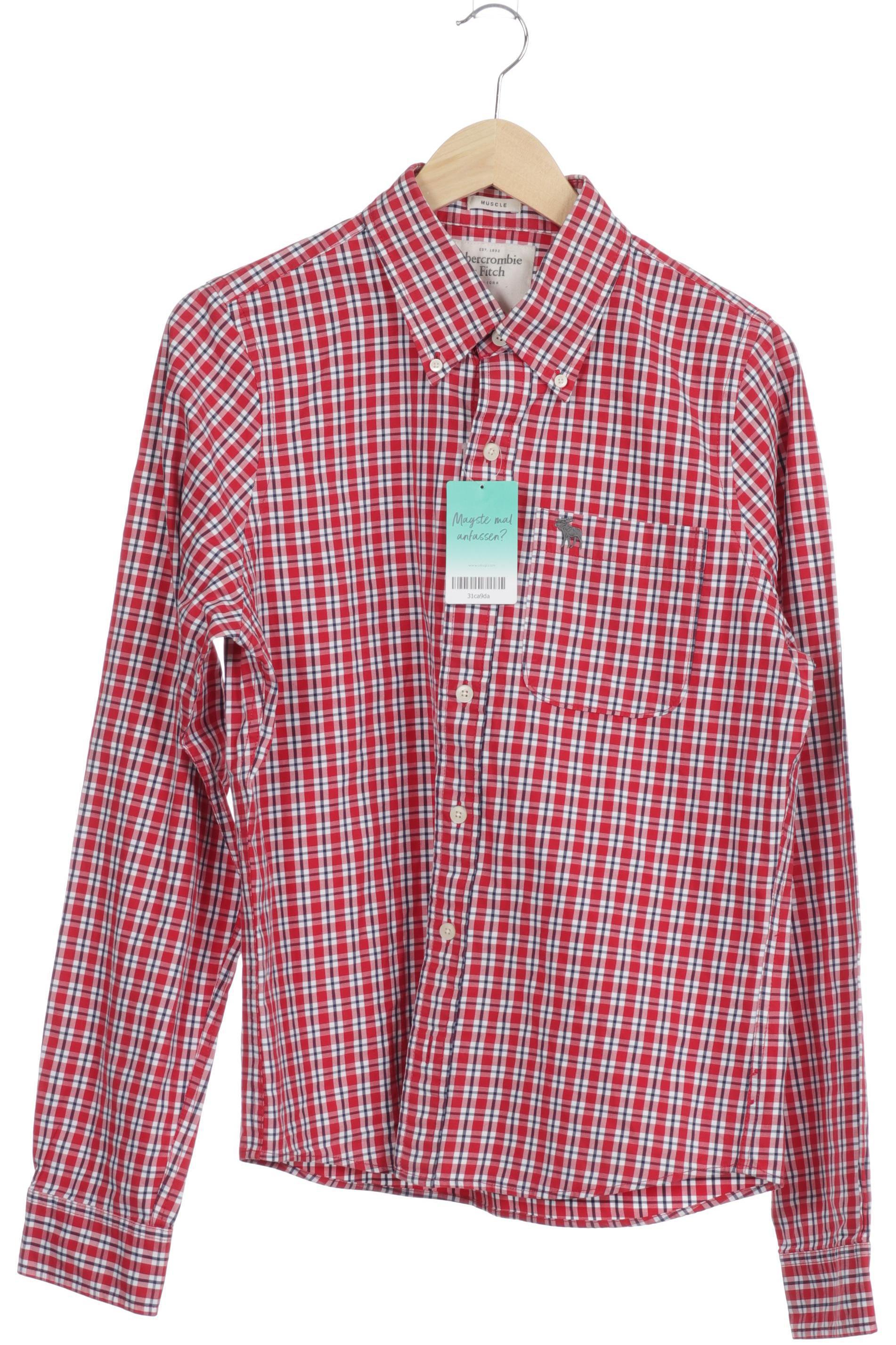 

Abercrombie & Fitch Herren Hemd, rot, Gr.