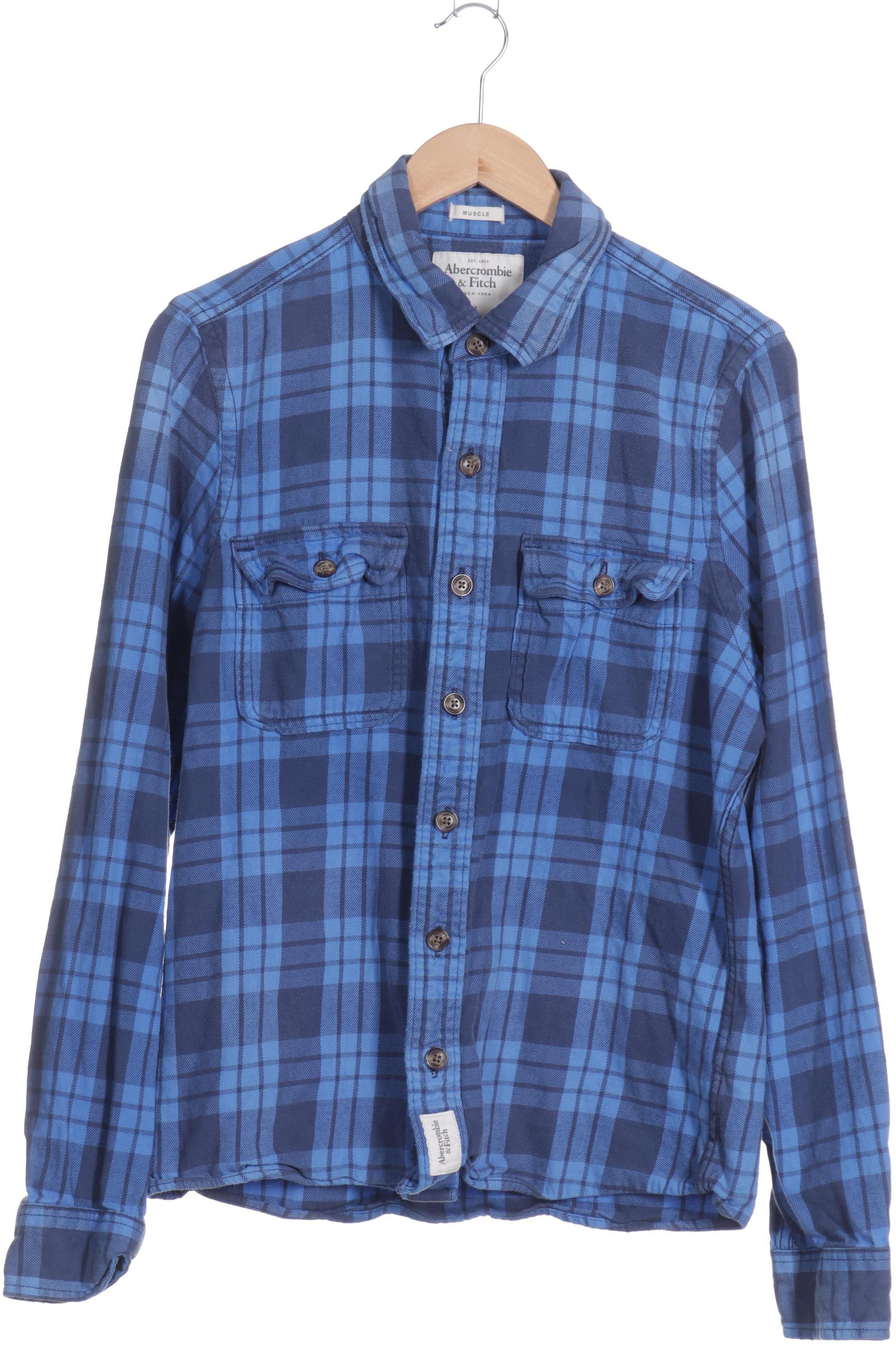

Abercrombie & Fitch Herren Hemd, blau, Gr.