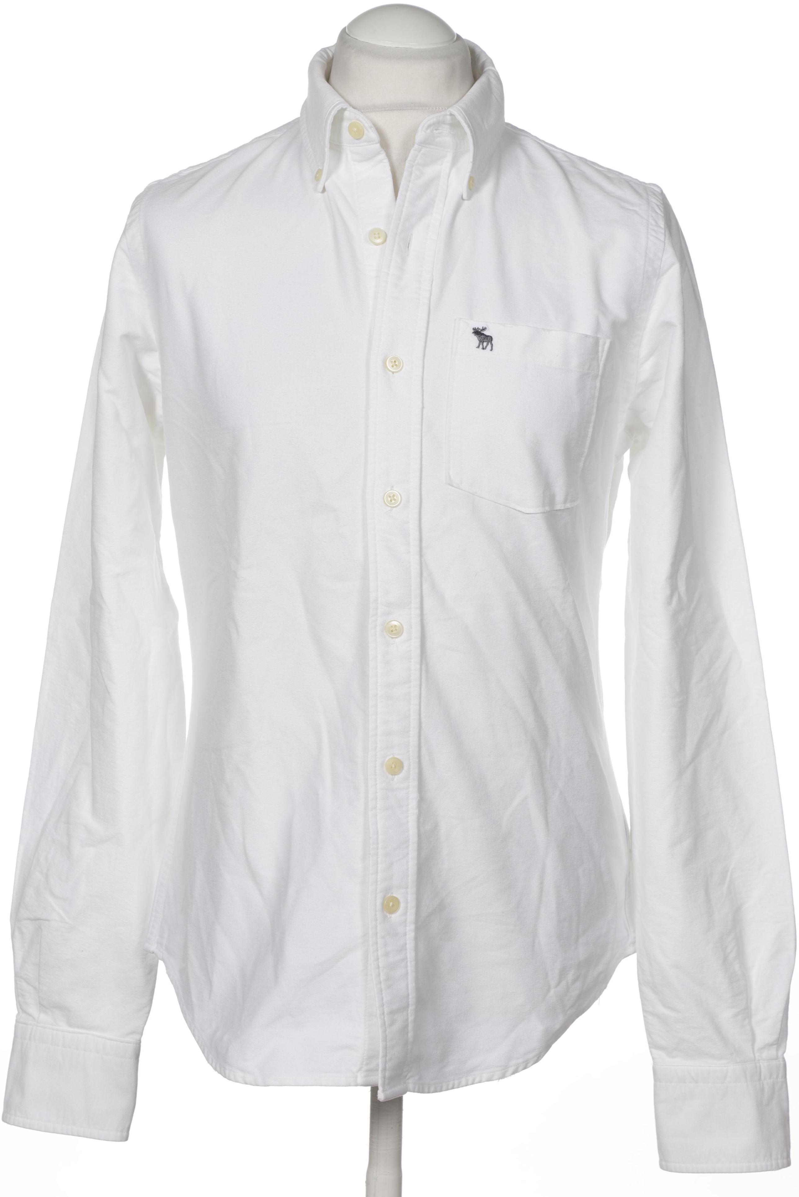 Thumbnail - Abercrombie &amp; Fitch Herren Hemd, weiß, Gr.