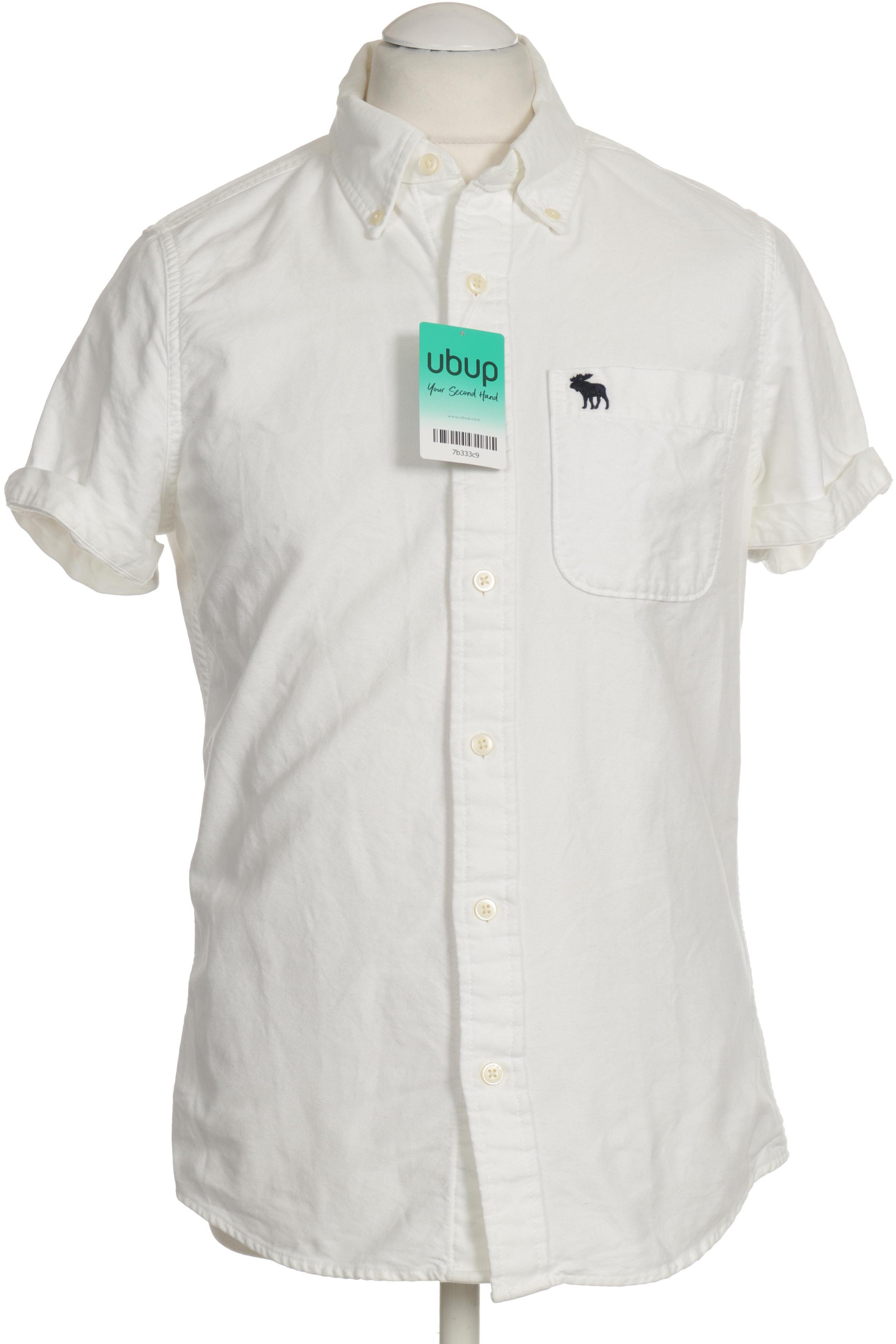 Thumbnail - Abercrombie &amp; Fitch Herren Hemd, weiß, Gr.