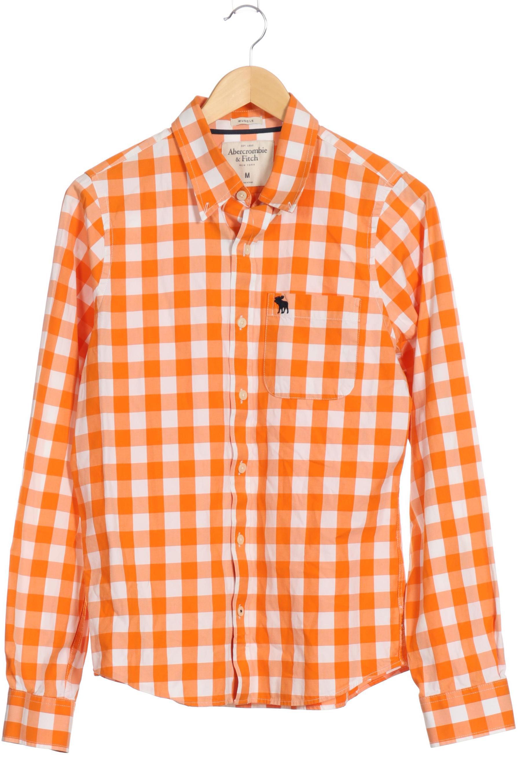 

Abercrombie & Fitch Herren Hemd, orange, Gr.