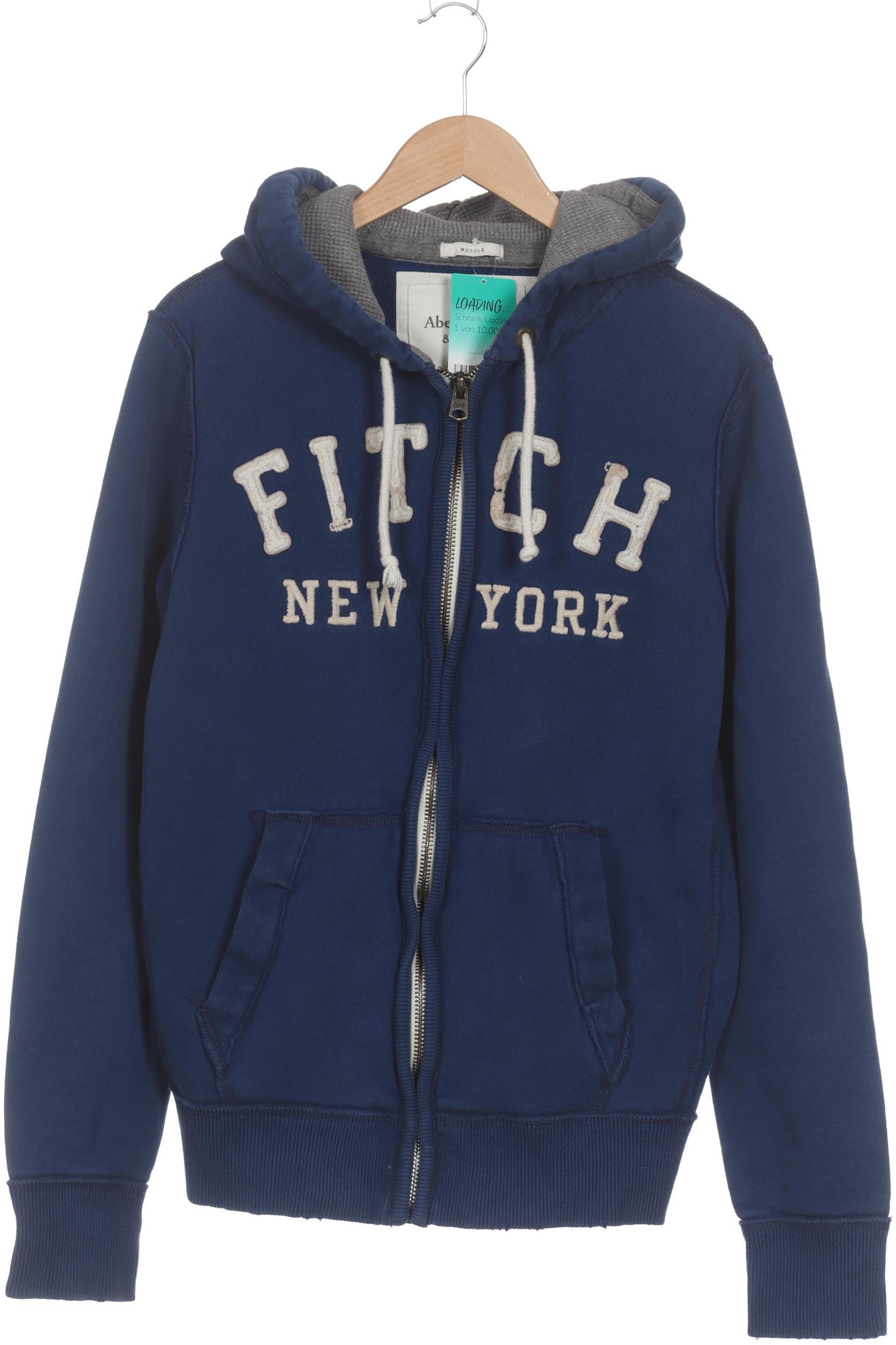 

Abercrombie & Fitch Herren Kapuzenpullover, blau, Gr.