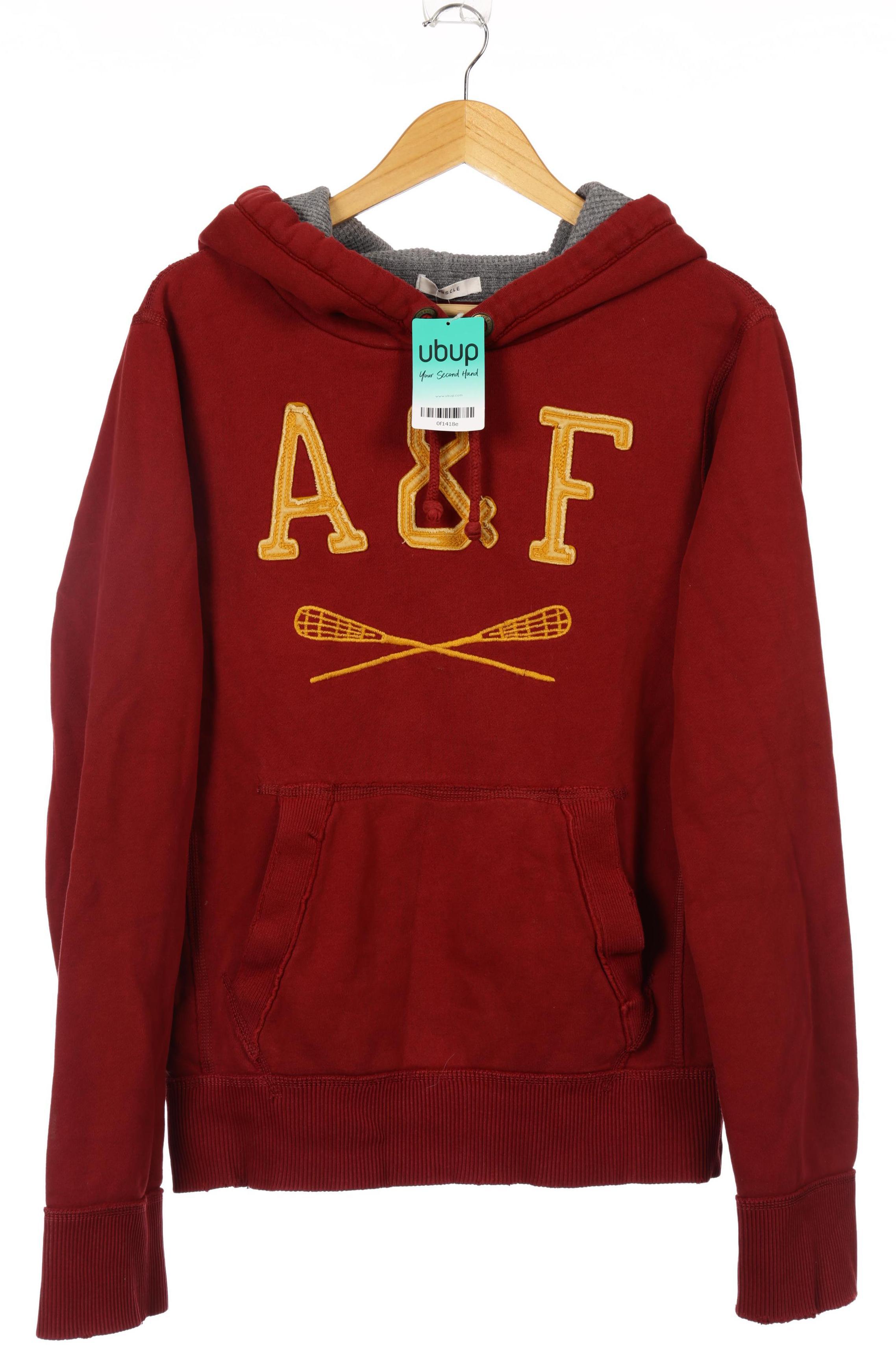 

Abercrombie & Fitch Herren Kapuzenpullover, rot, Gr.