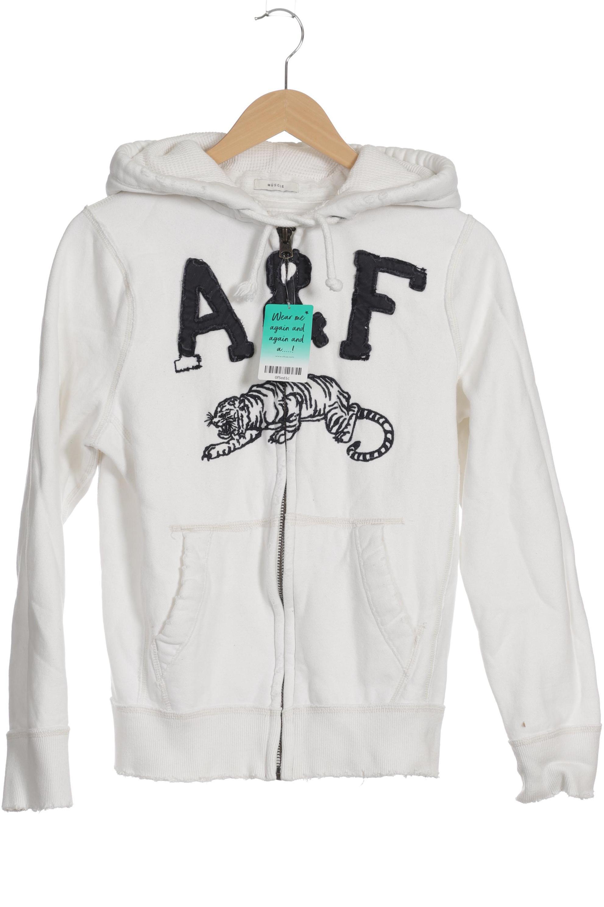

Abercrombie & Fitch Herren Kapuzenpullover, weiß, Gr.