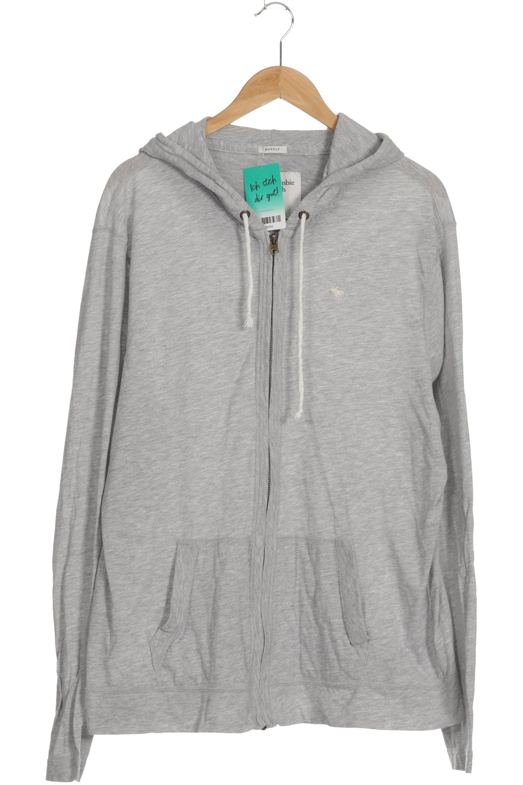 

Abercrombie & Fitch Herren Kapuzenpullover, grau, Gr.