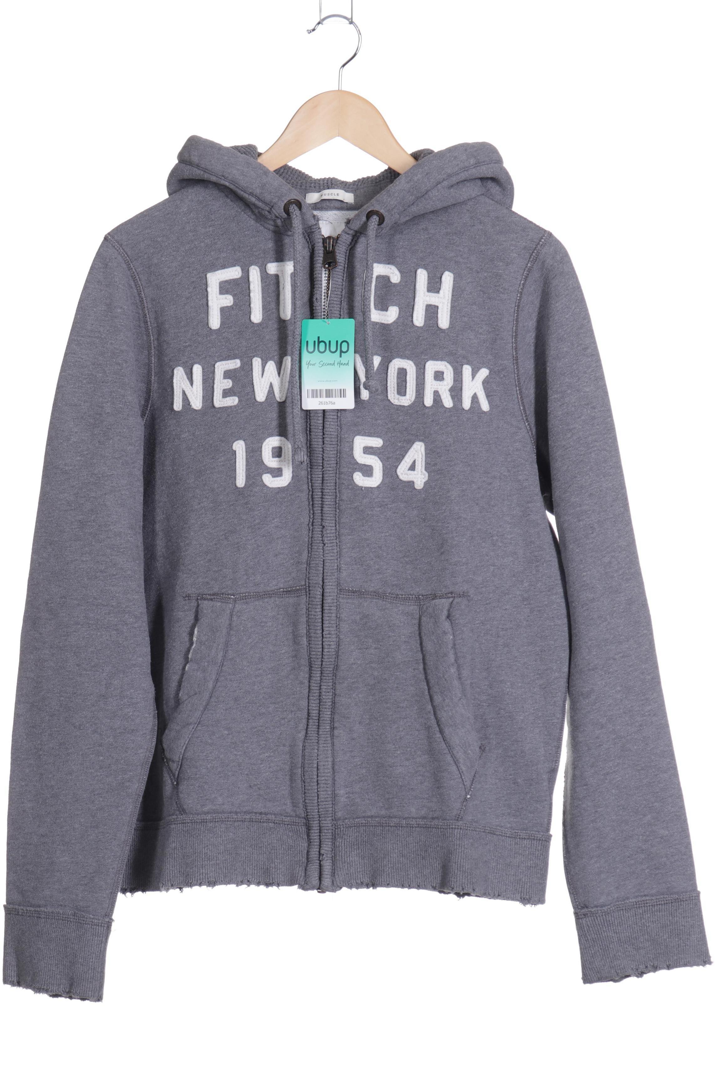 

Abercrombie & Fitch Herren Kapuzenpullover, grau, Gr.
