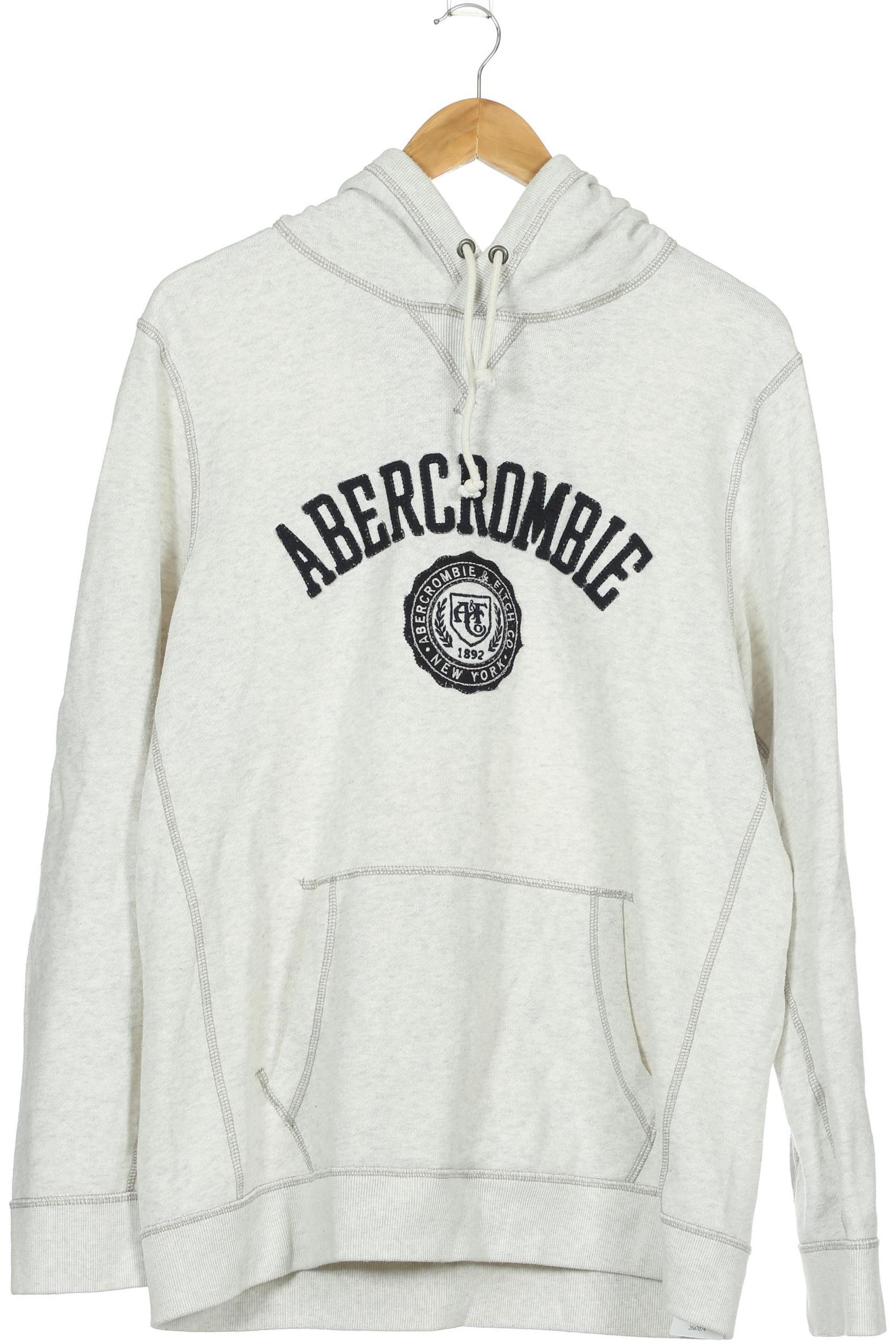 

Abercrombie & Fitch Herren Kapuzenpullover, grau, Gr.