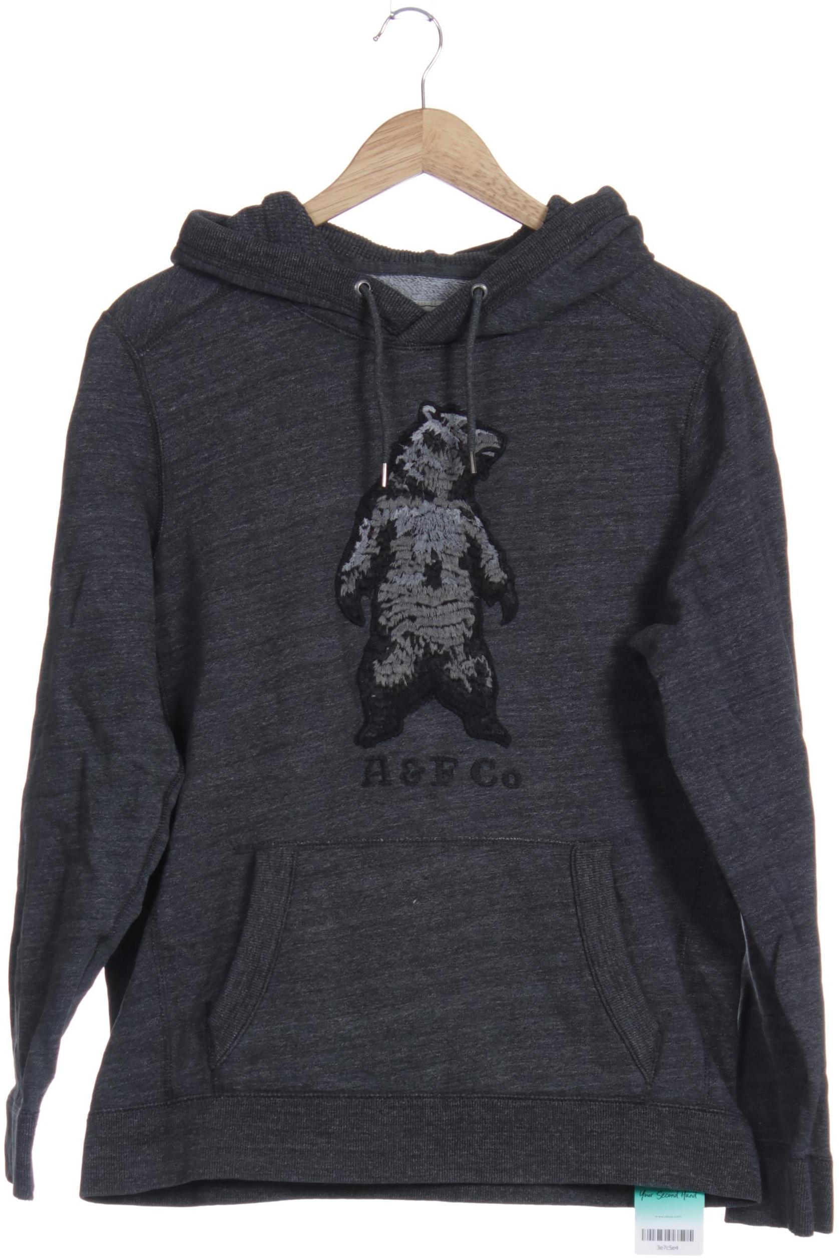 

Abercrombie & Fitch Herren Kapuzenpullover, grau, Gr.