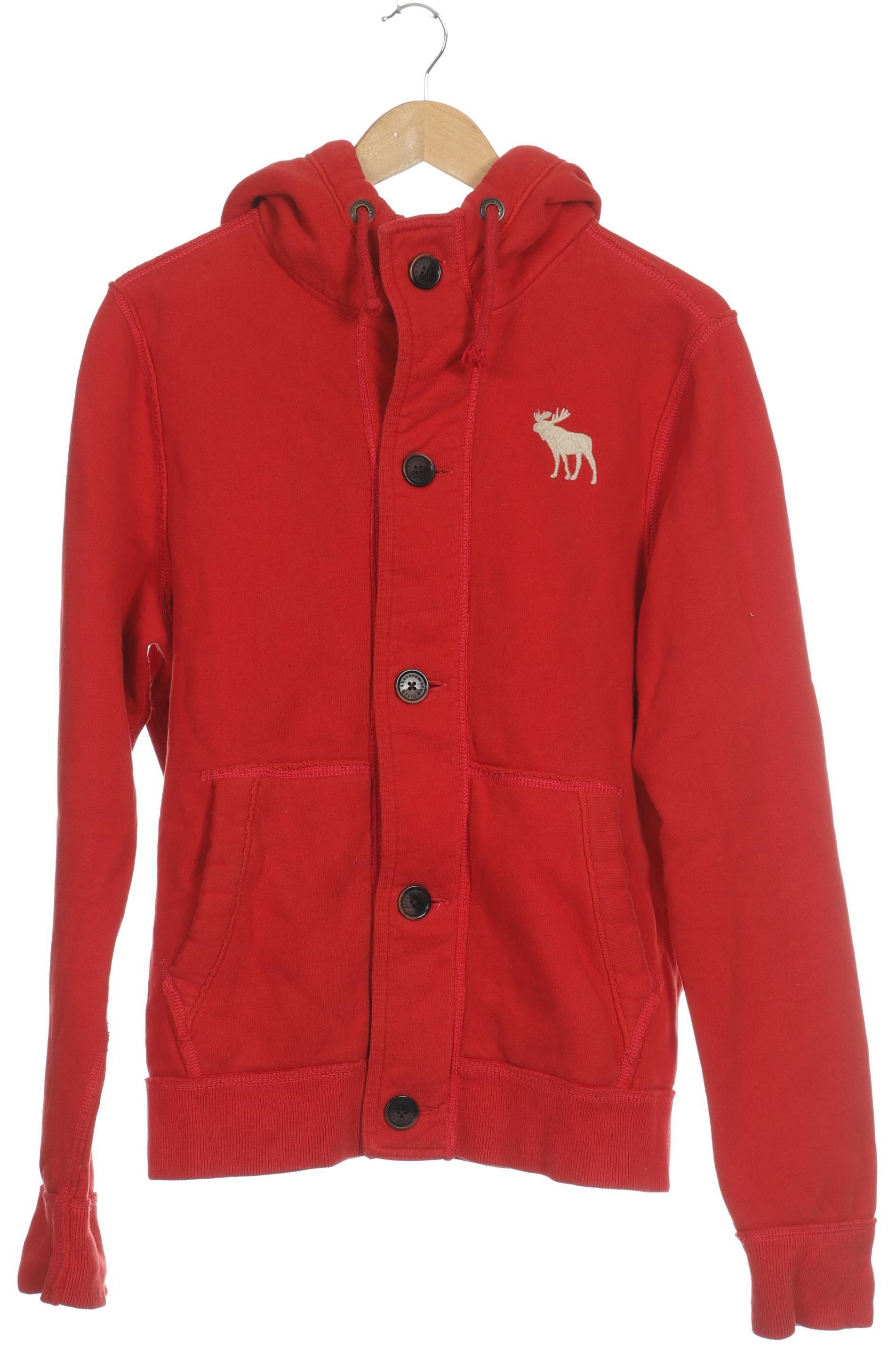 

Abercrombie & Fitch Herren Kapuzenpullover, rot, Gr.
