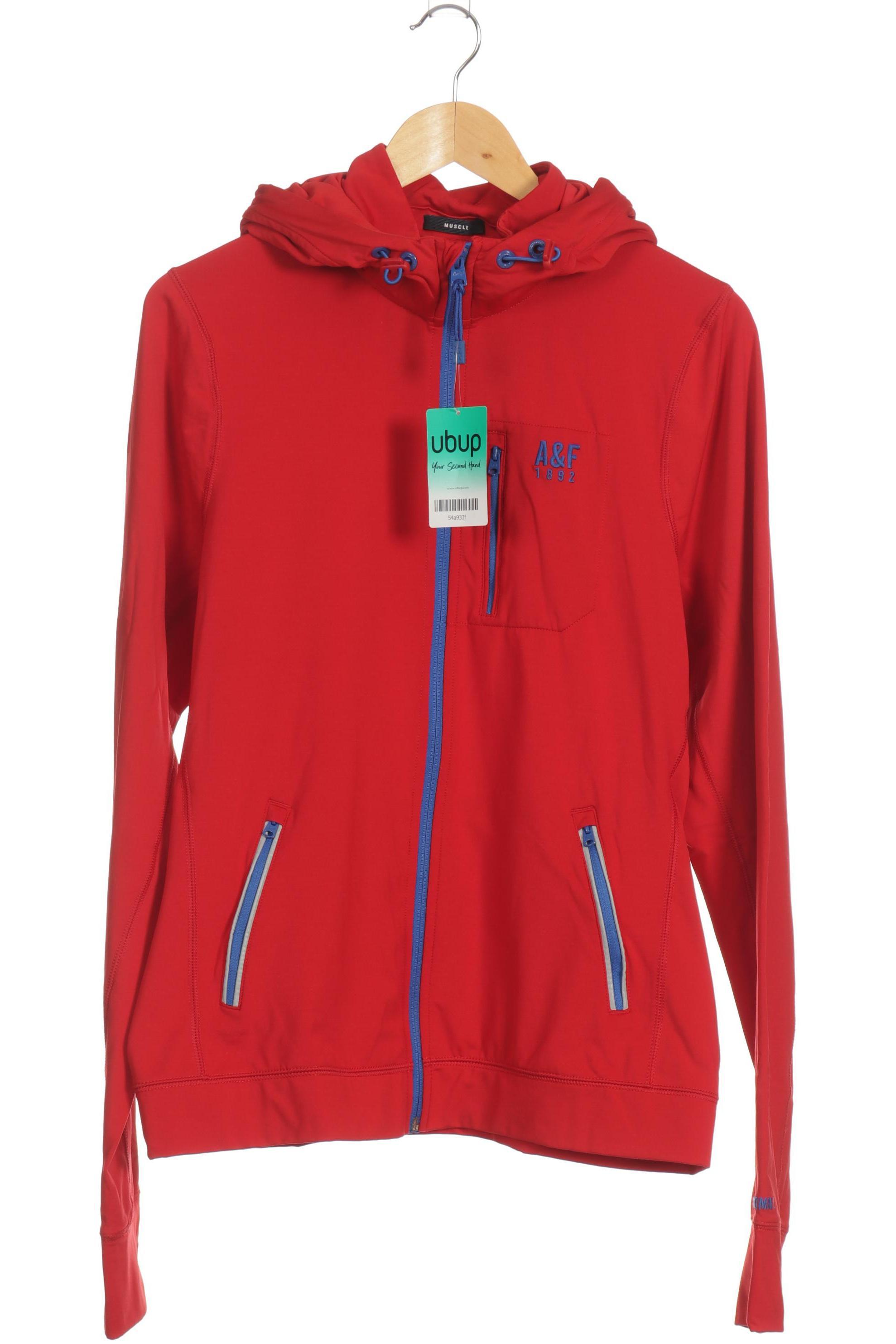 

Abercrombie & Fitch Herren Kapuzenpullover, rot, Gr.
