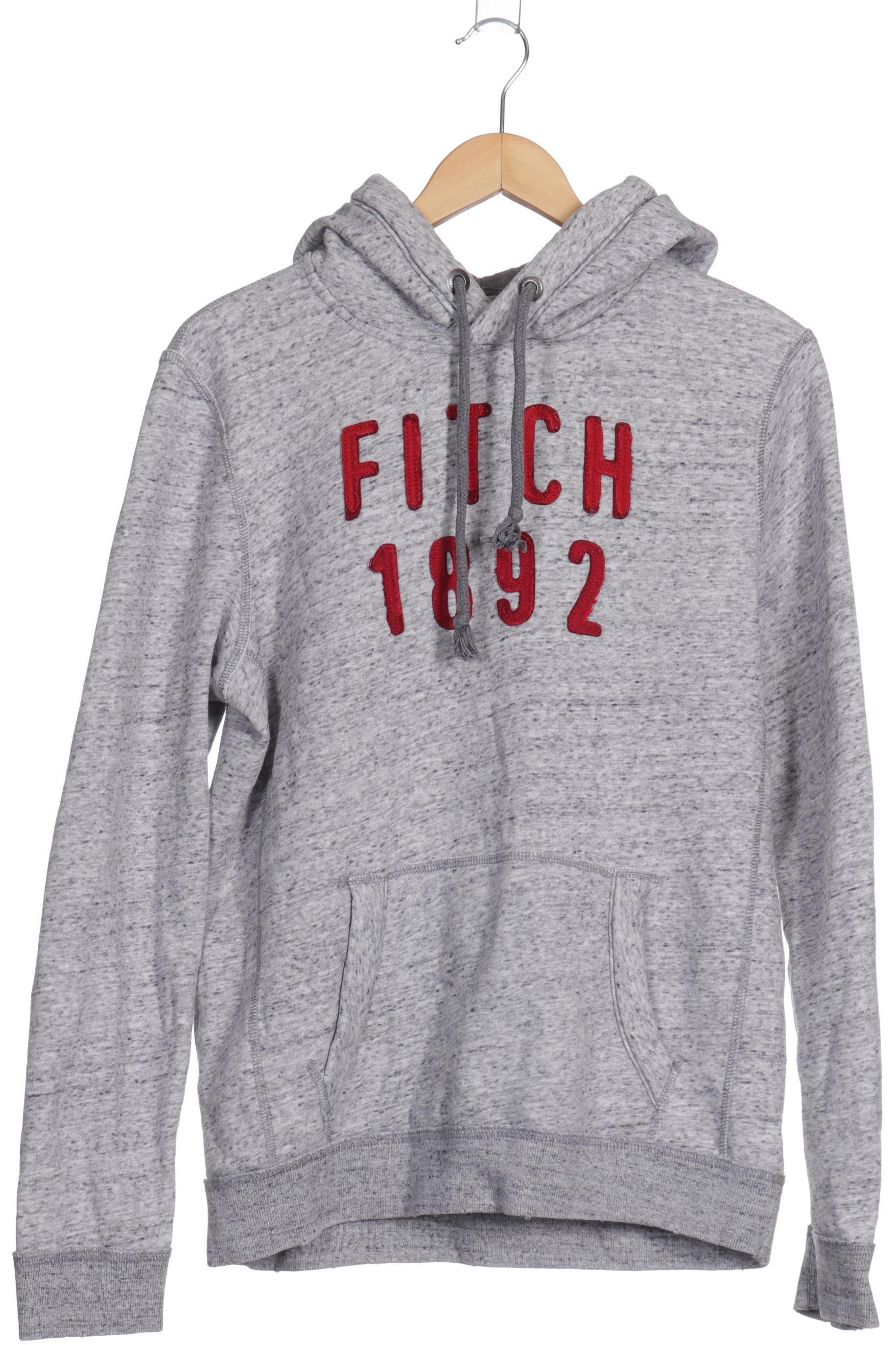 

Abercrombie & Fitch Herren Kapuzenpullover, grau, Gr.