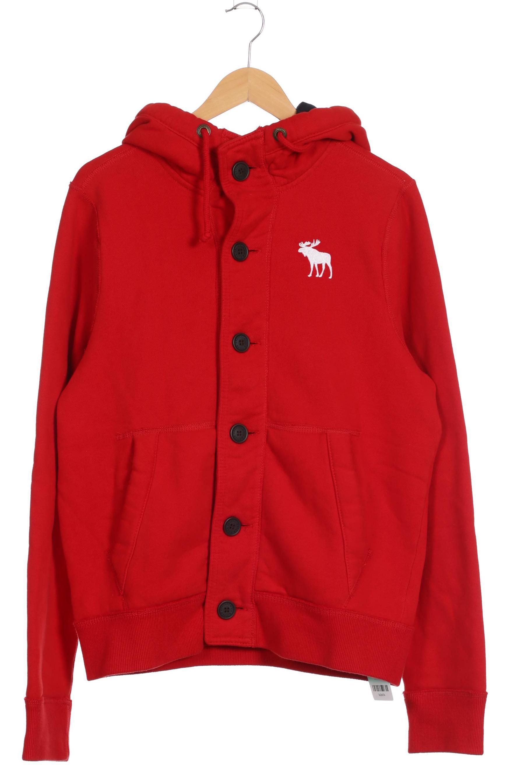 

Abercrombie & Fitch Herren Kapuzenpullover, rot, Gr.