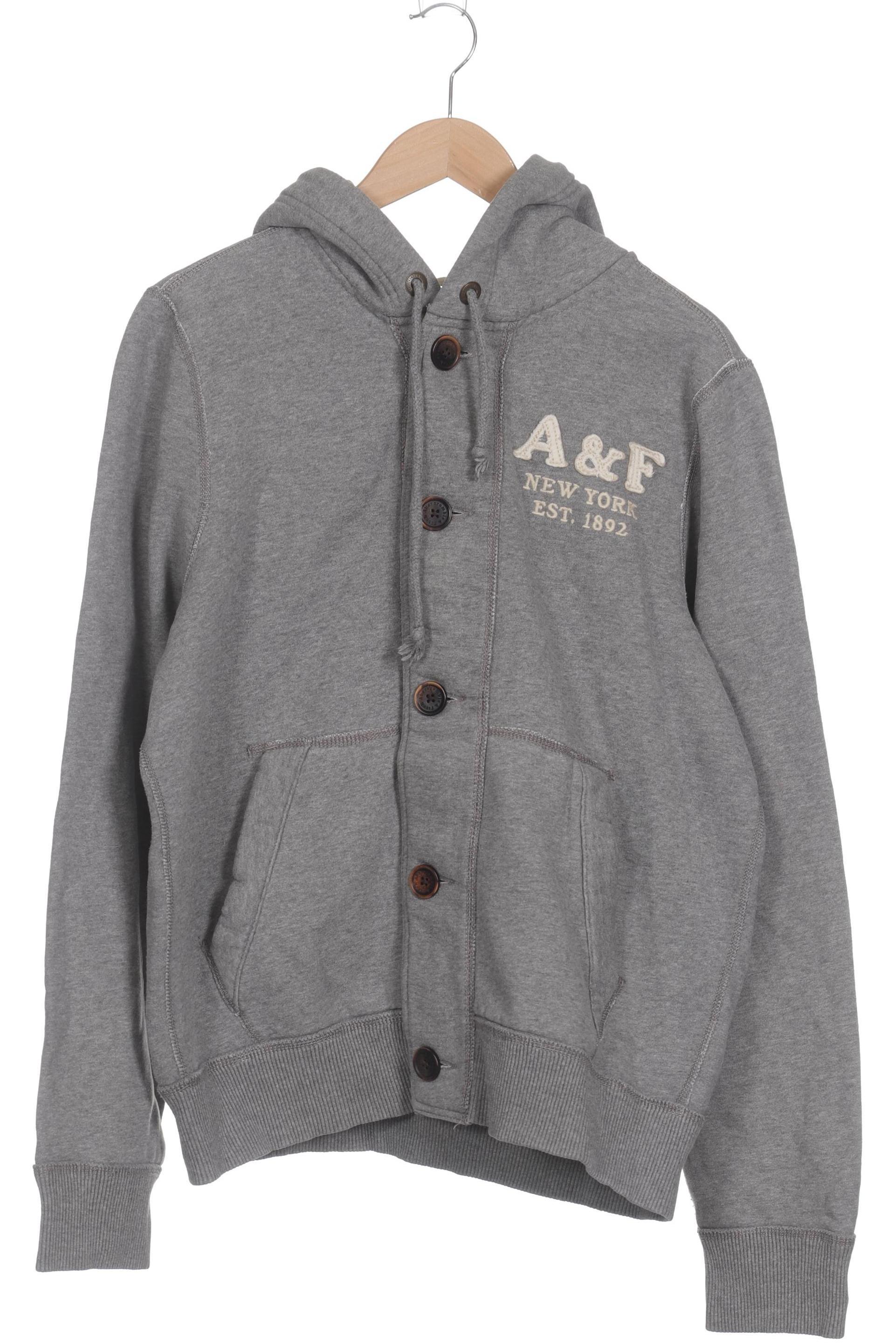 

Abercrombie & Fitch Herren Kapuzenpullover, grau, Gr.