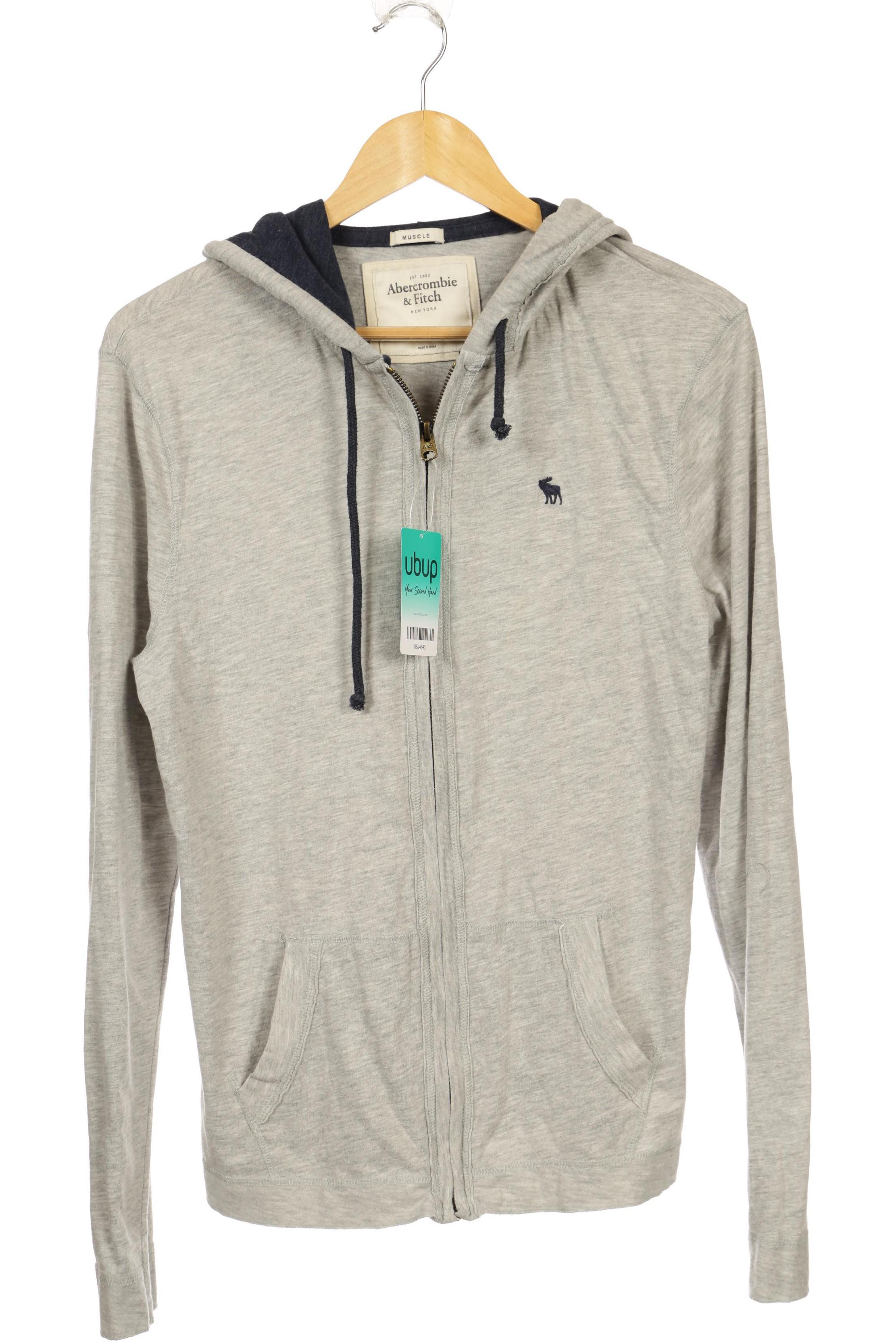 

Abercrombie & Fitch Herren Kapuzenpullover, grau, Gr.
