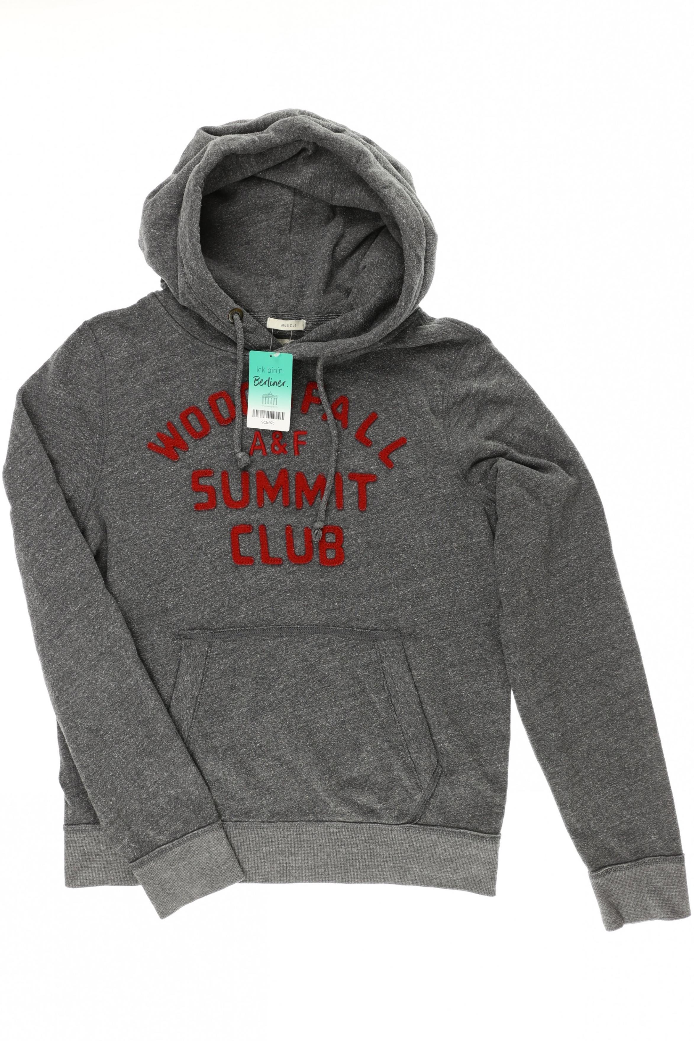 

Abercrombie & Fitch Herren Kapuzenpullover, grau, Gr.