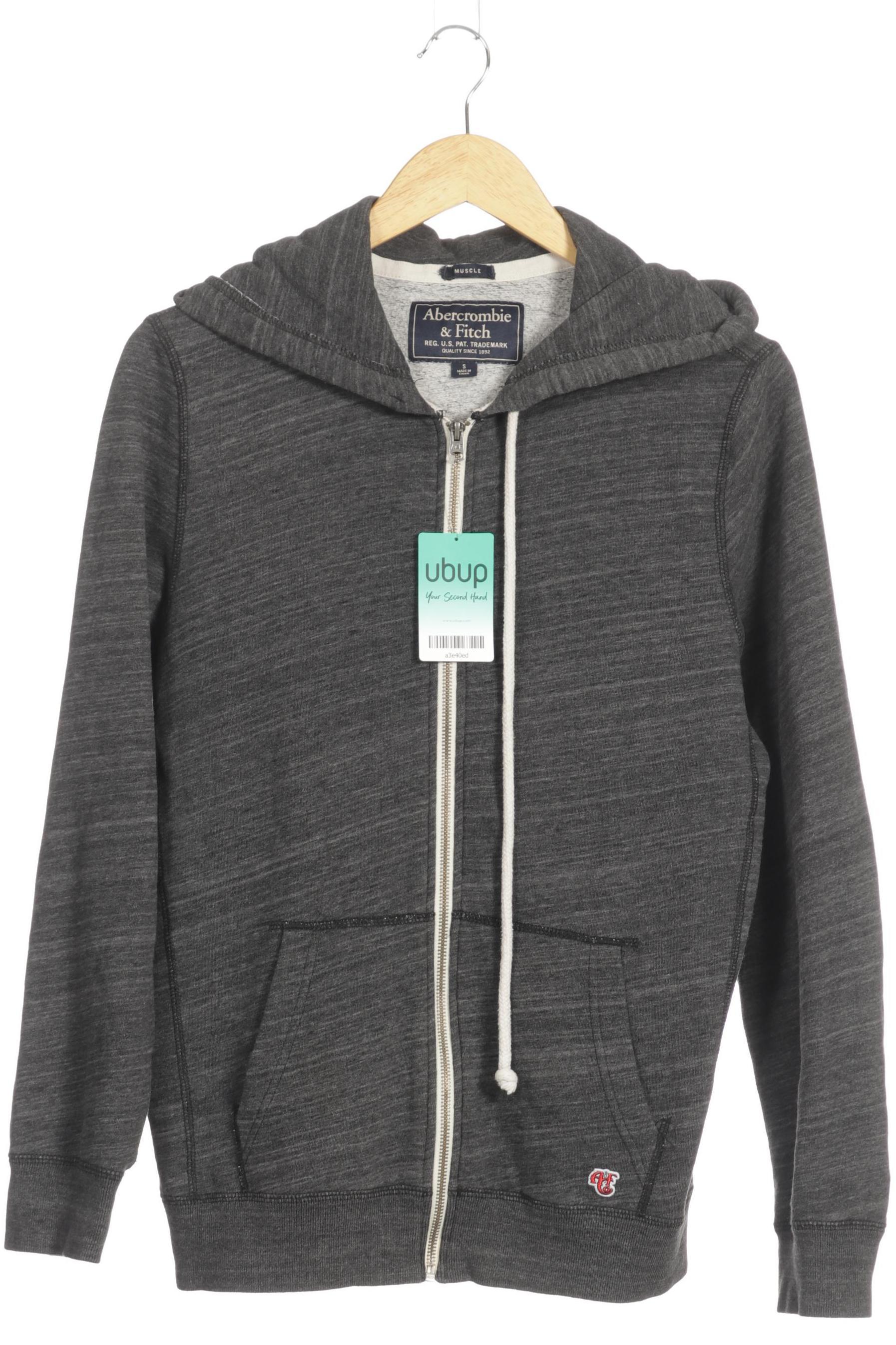

Abercrombie & Fitch Herren Kapuzenpullover, grau, Gr.