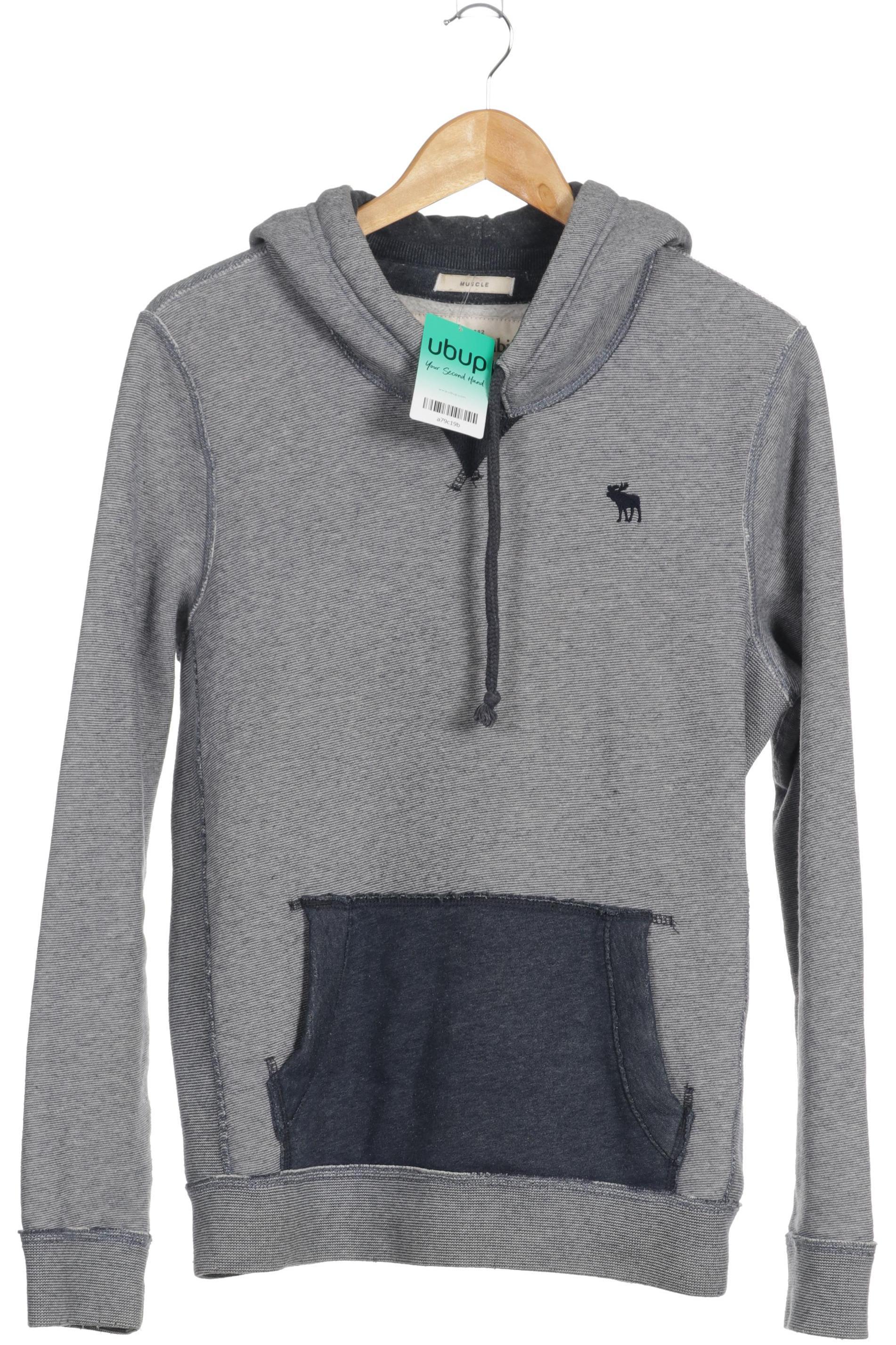 

Abercrombie & Fitch Herren Kapuzenpullover, grau, Gr.