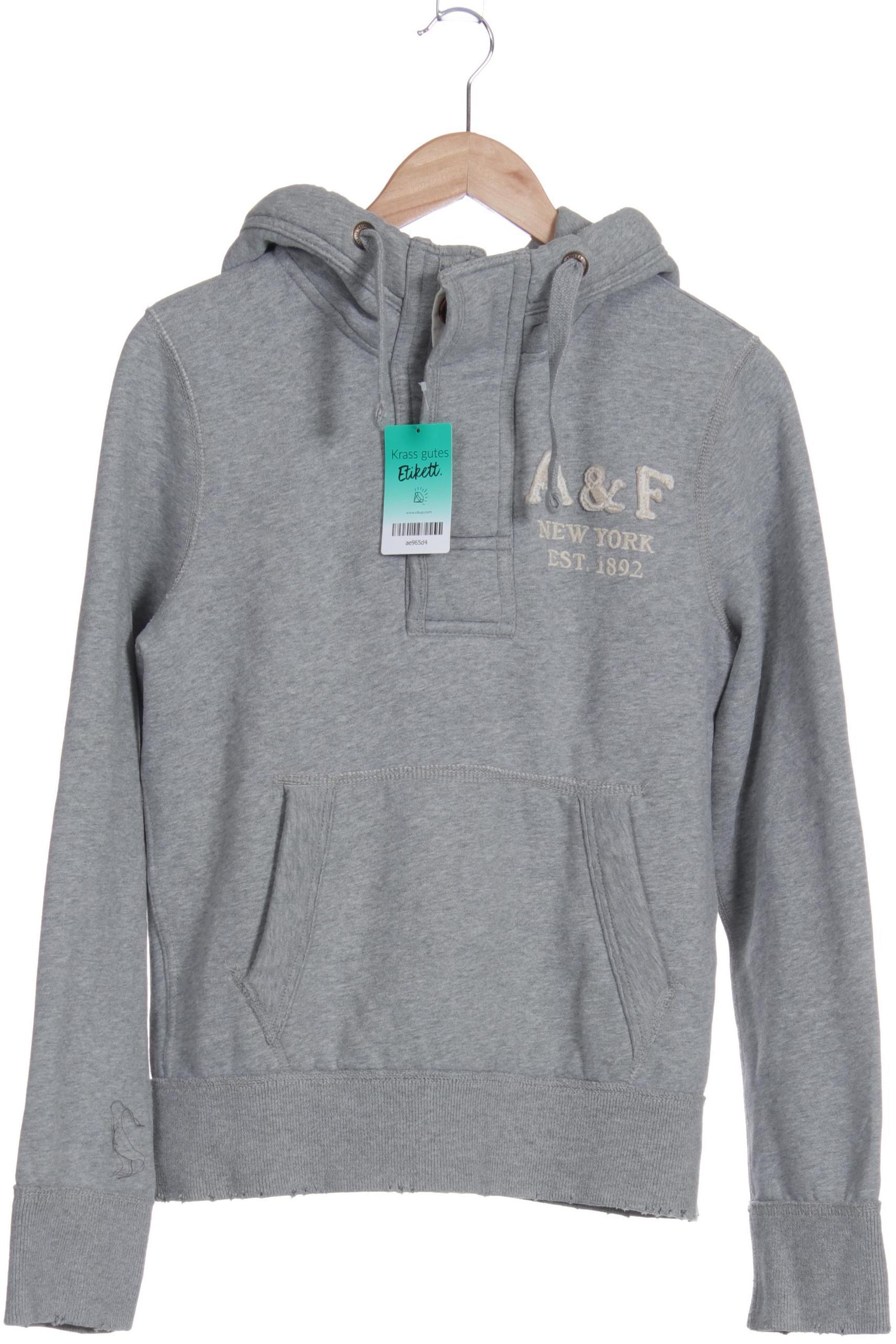 

Abercrombie & Fitch Herren Kapuzenpullover, grau, Gr.