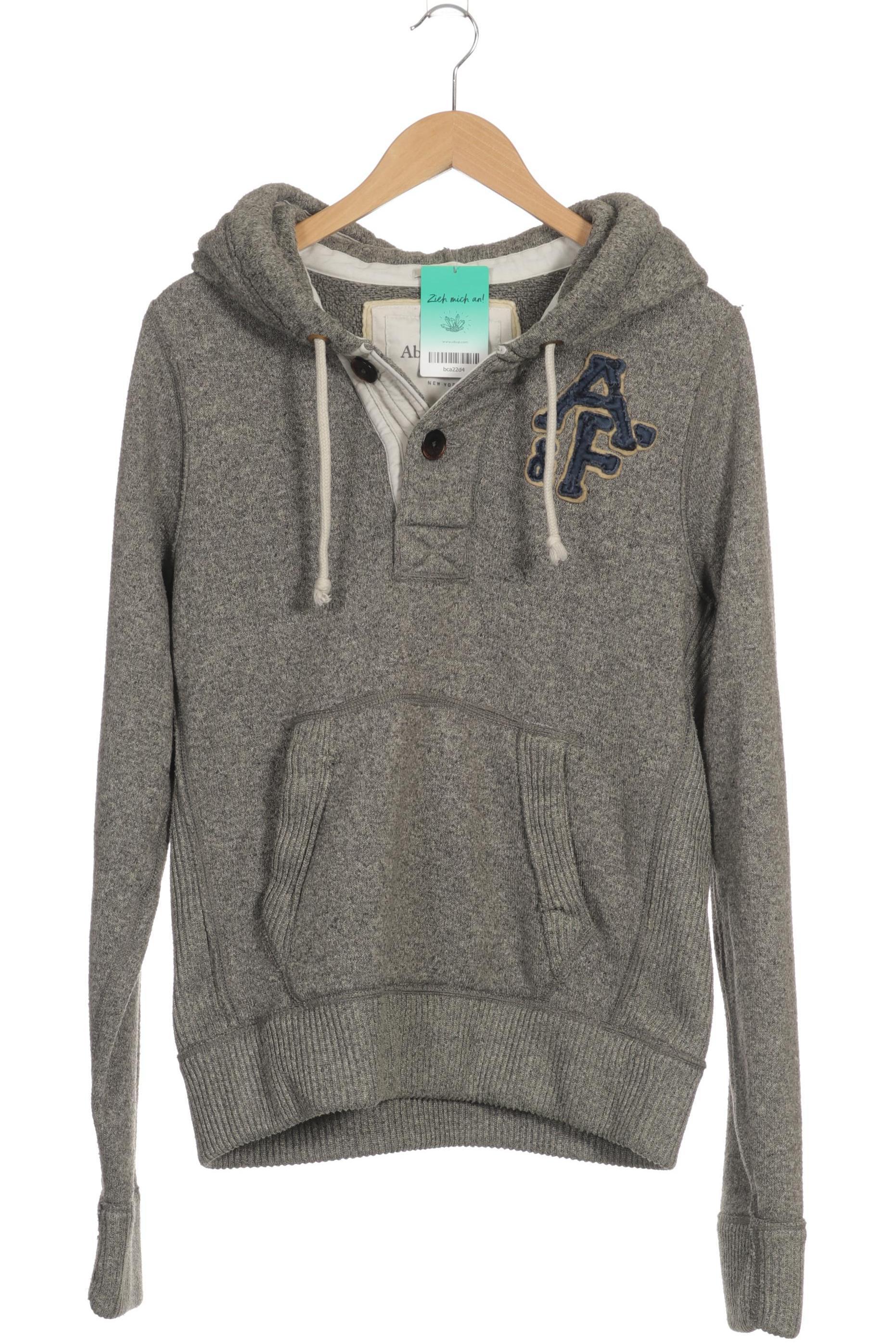 

Abercrombie & Fitch Herren Kapuzenpullover, grau, Gr.
