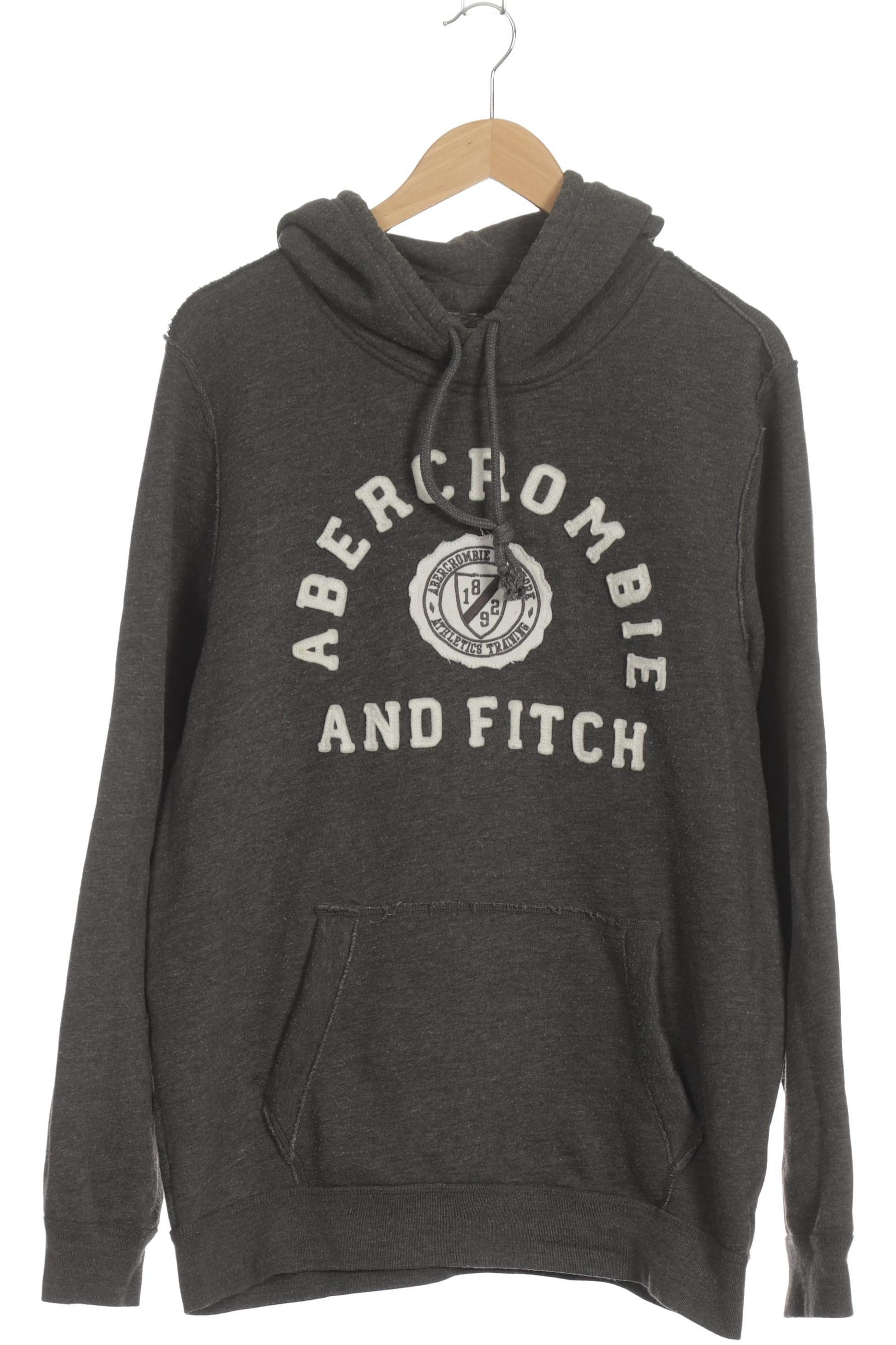 

Abercrombie & Fitch Herren Kapuzenpullover, grau, Gr.