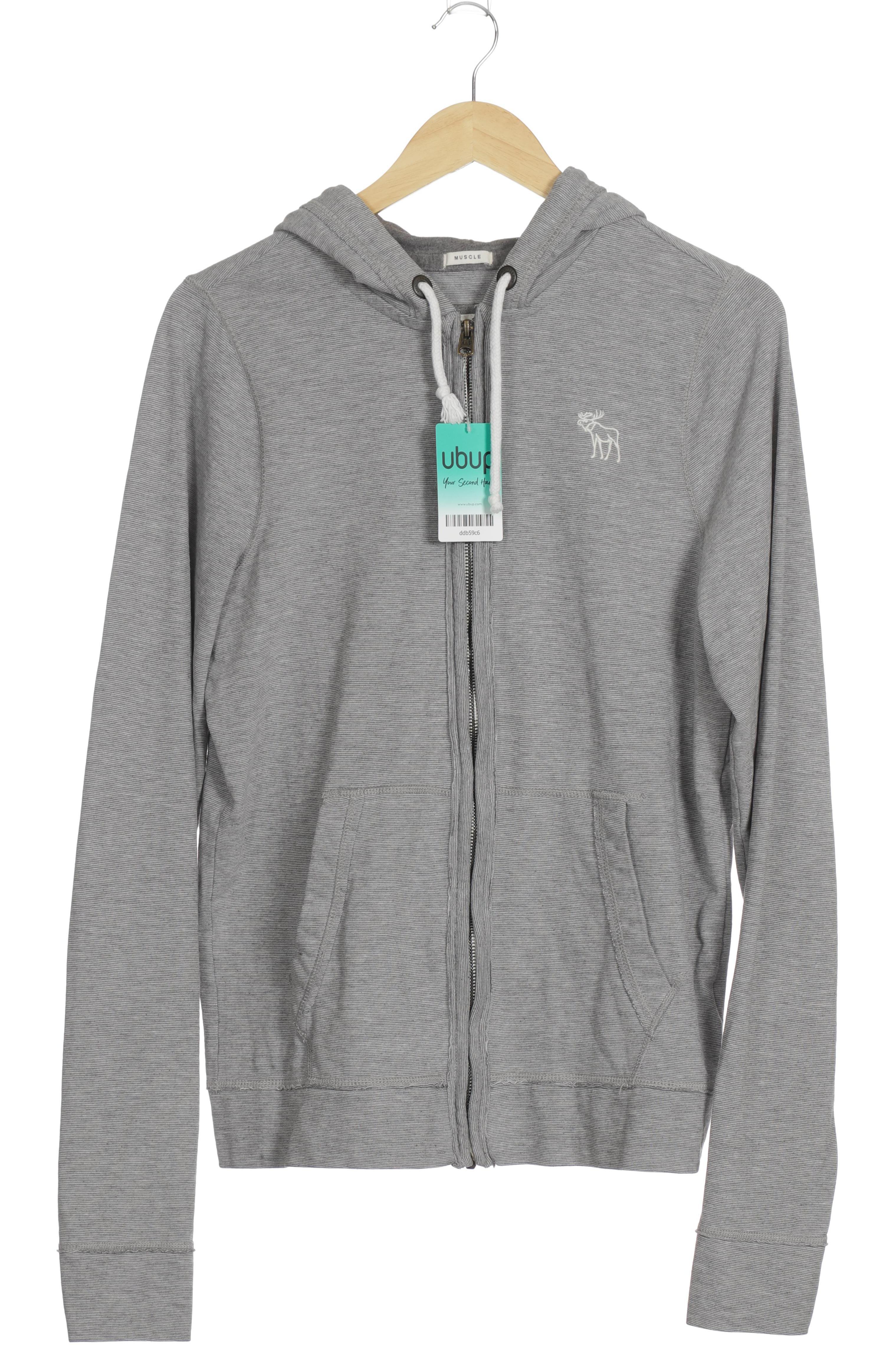 

Abercrombie & Fitch Herren Kapuzenpullover, grau, Gr.