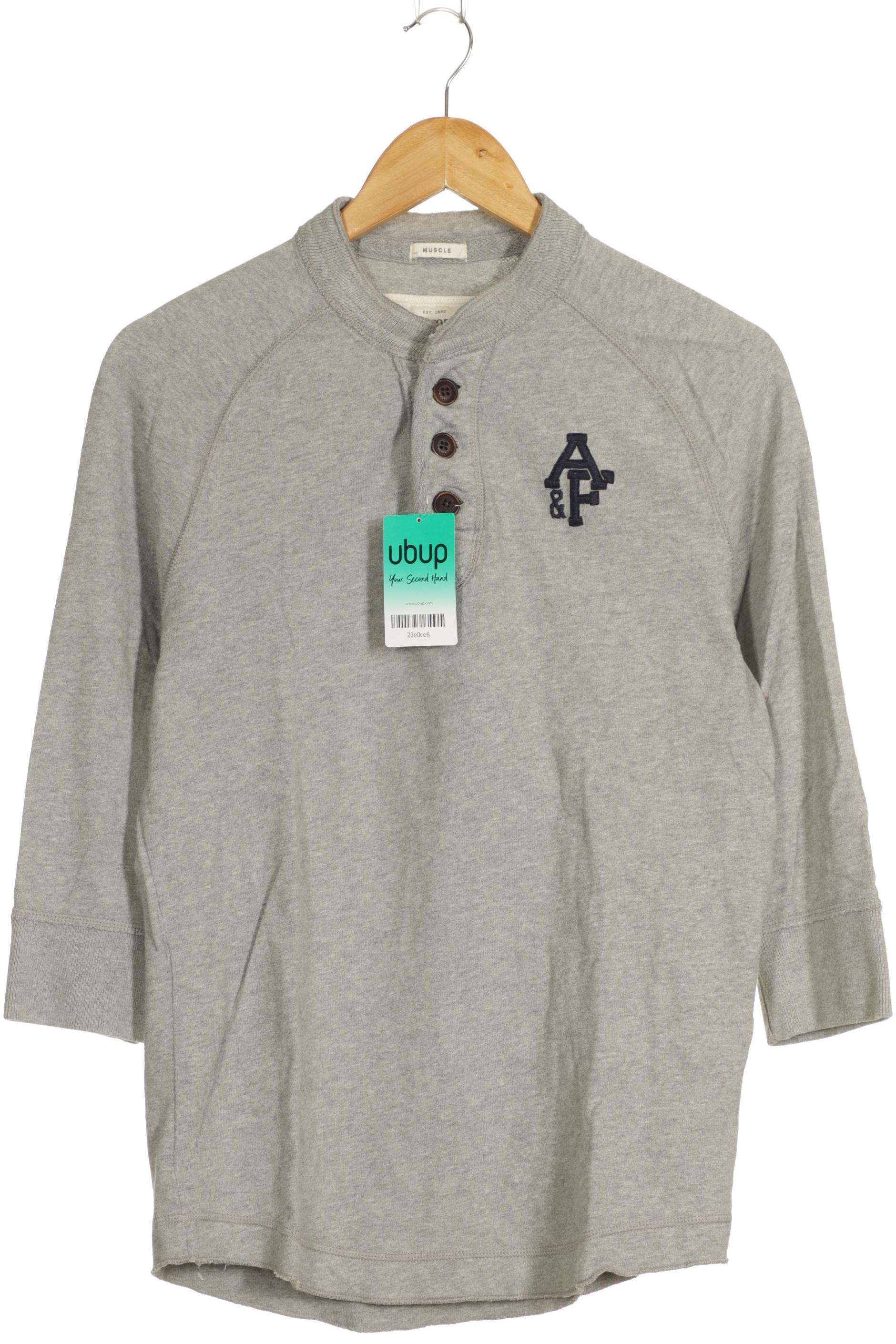 

Abercrombie & Fitch Herren Langarmshirt, grau, Gr.