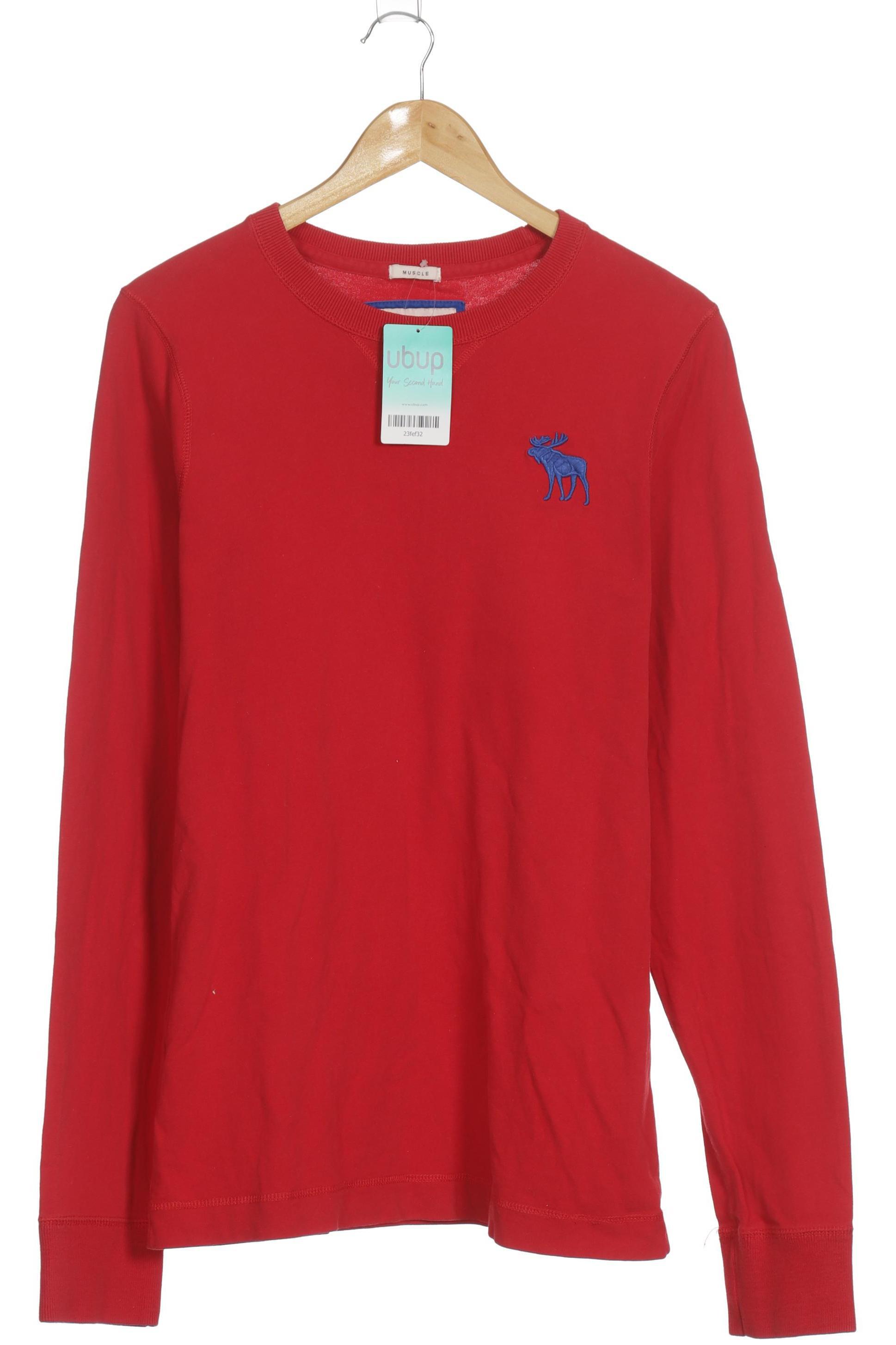 Thumbnail - Abercrombie &amp; Fitch Herren Langarmshirt, rot, Gr.