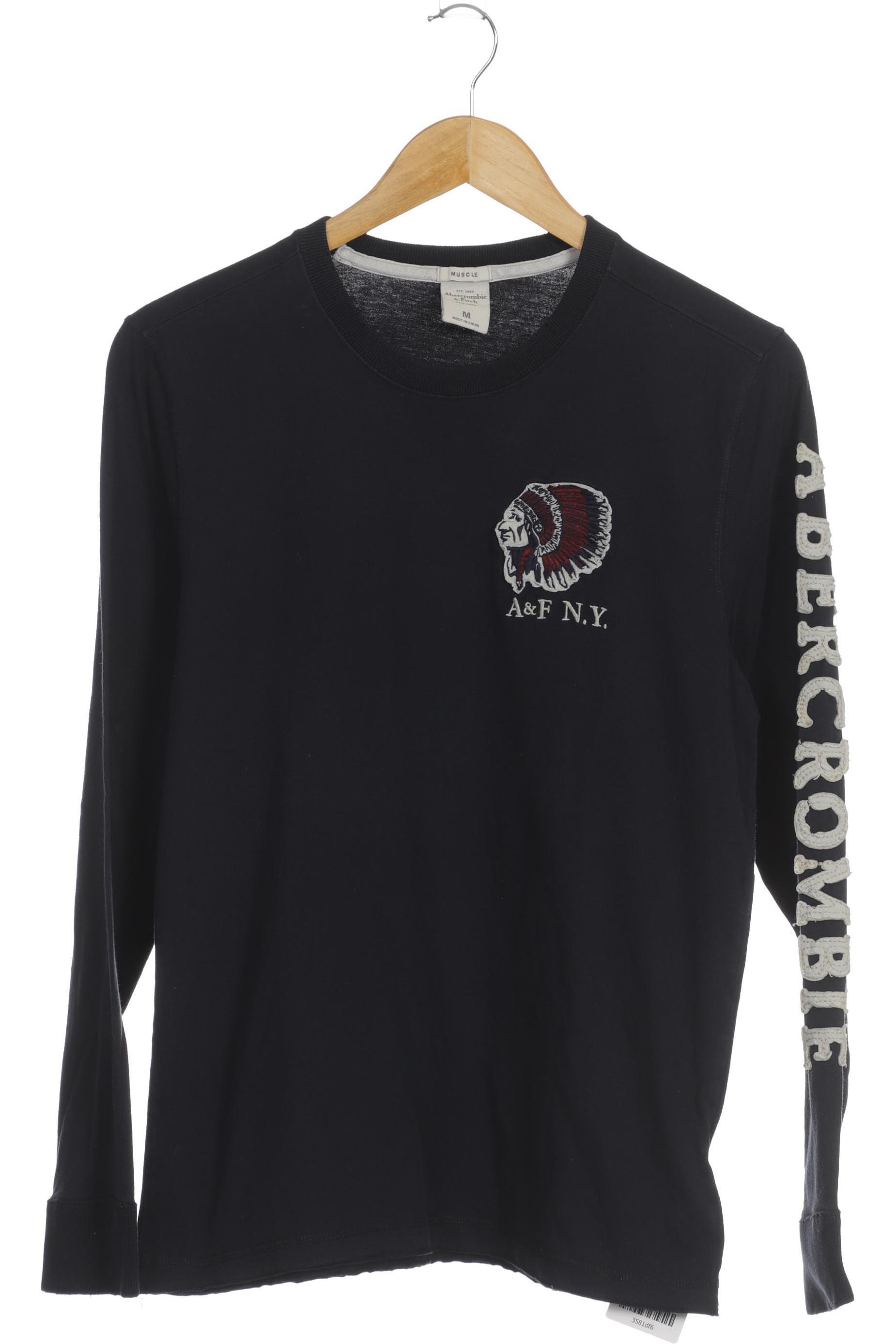 

Abercrombie & Fitch Herren Langarmshirt, blau, Gr.
