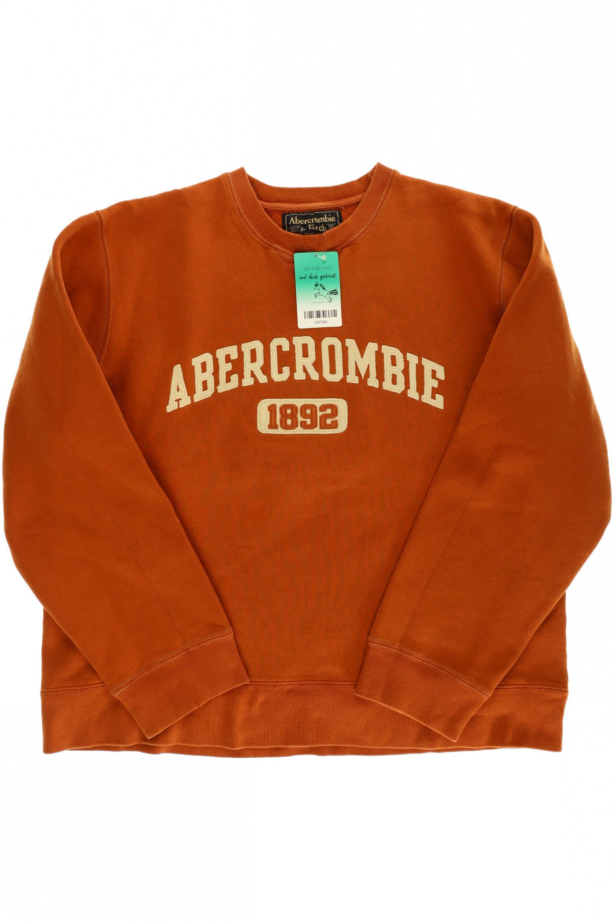 

Abercrombie & Fitch Herren Langarmshirt, orange, Gr.