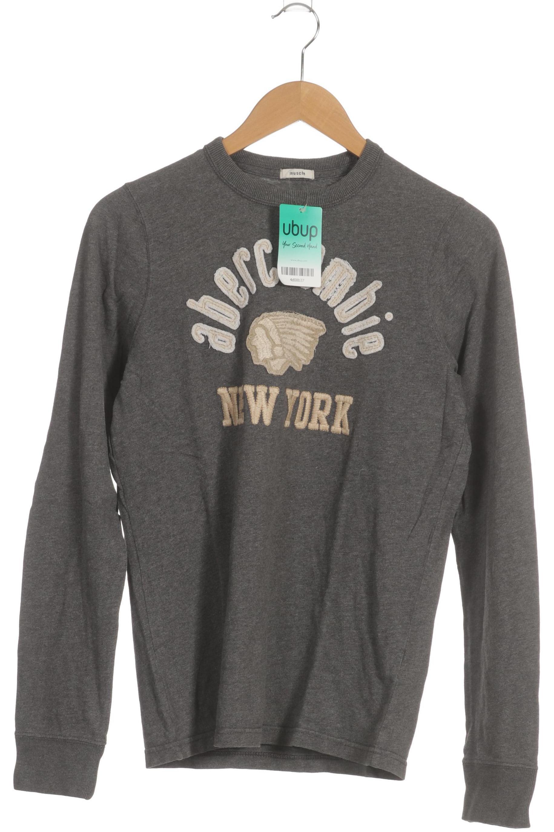 

Abercrombie & Fitch Herren Langarmshirt, grau, Gr.