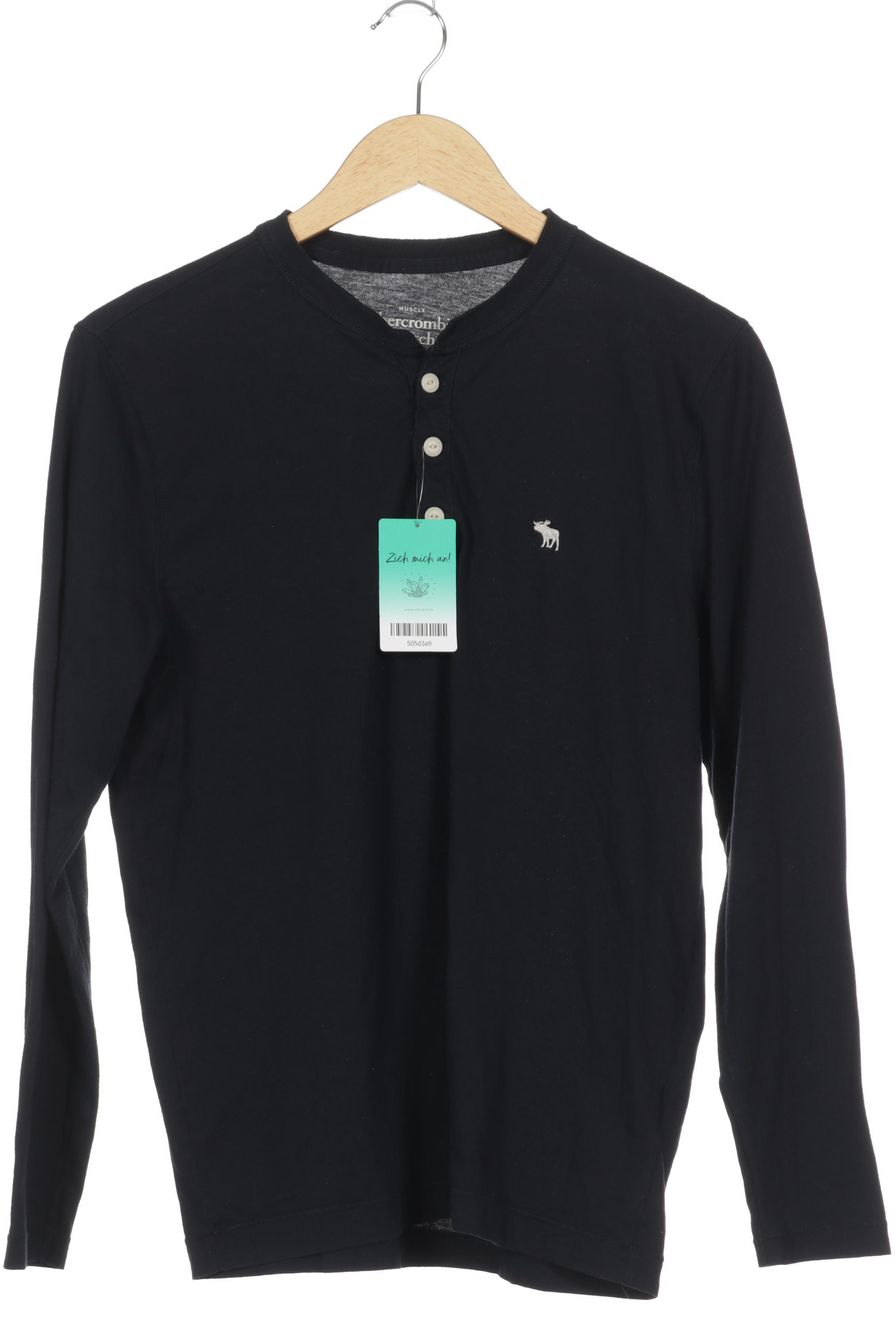 

Abercrombie & Fitch Herren Langarmshirt, blau, Gr.