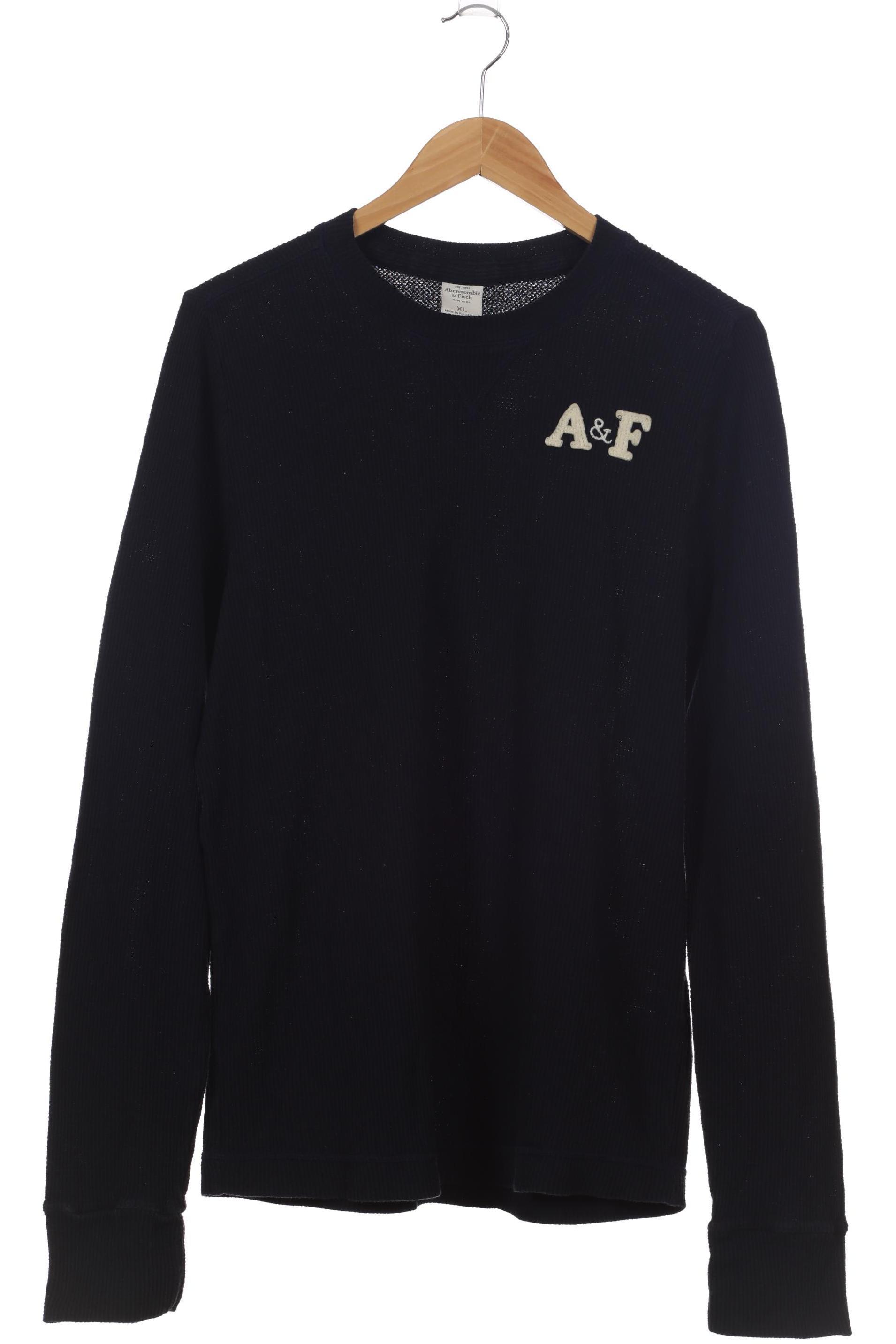 

Abercrombie & Fitch Herren Langarmshirt, schwarz, Gr.