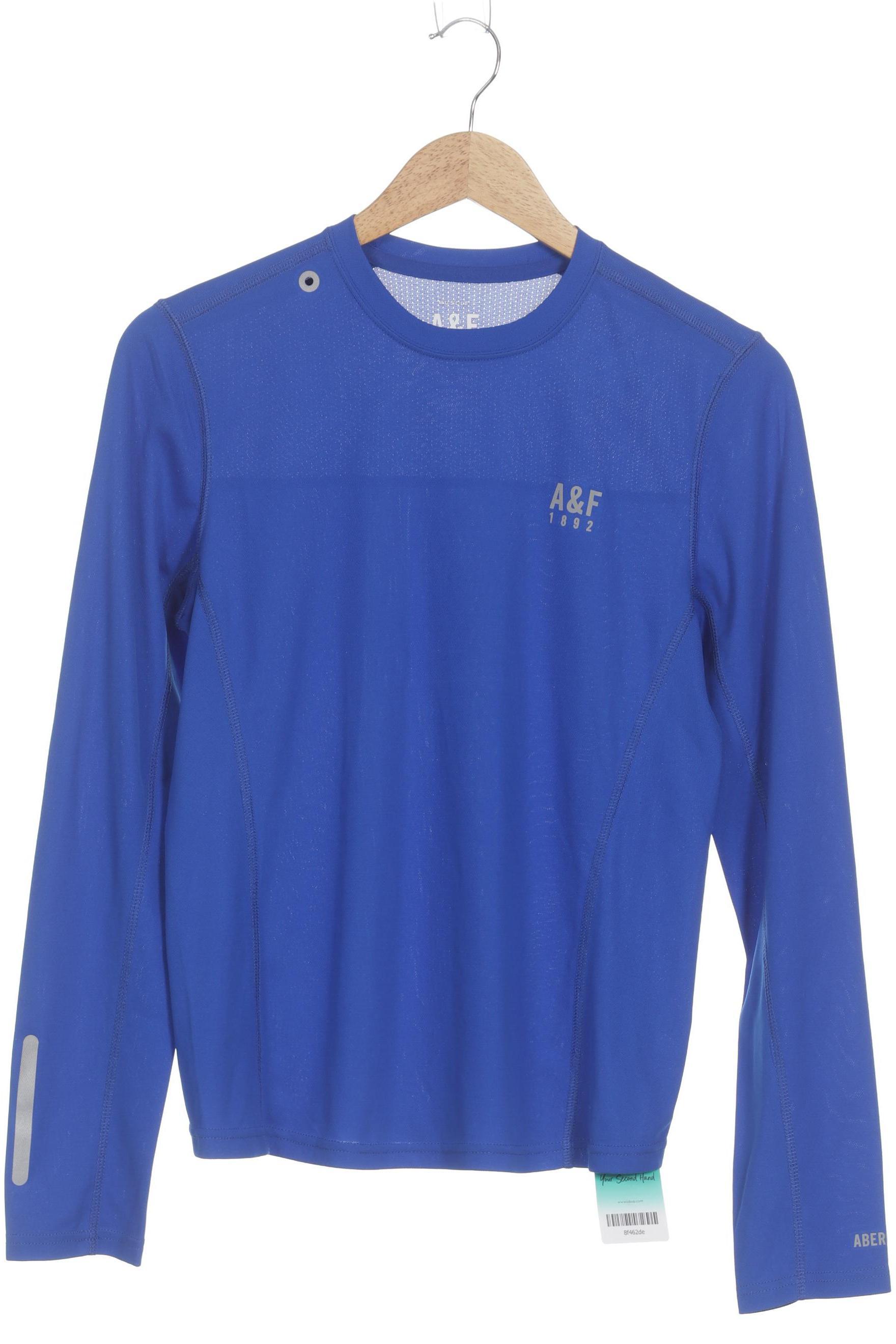 

Abercrombie & Fitch Herren Langarmshirt, blau, Gr.