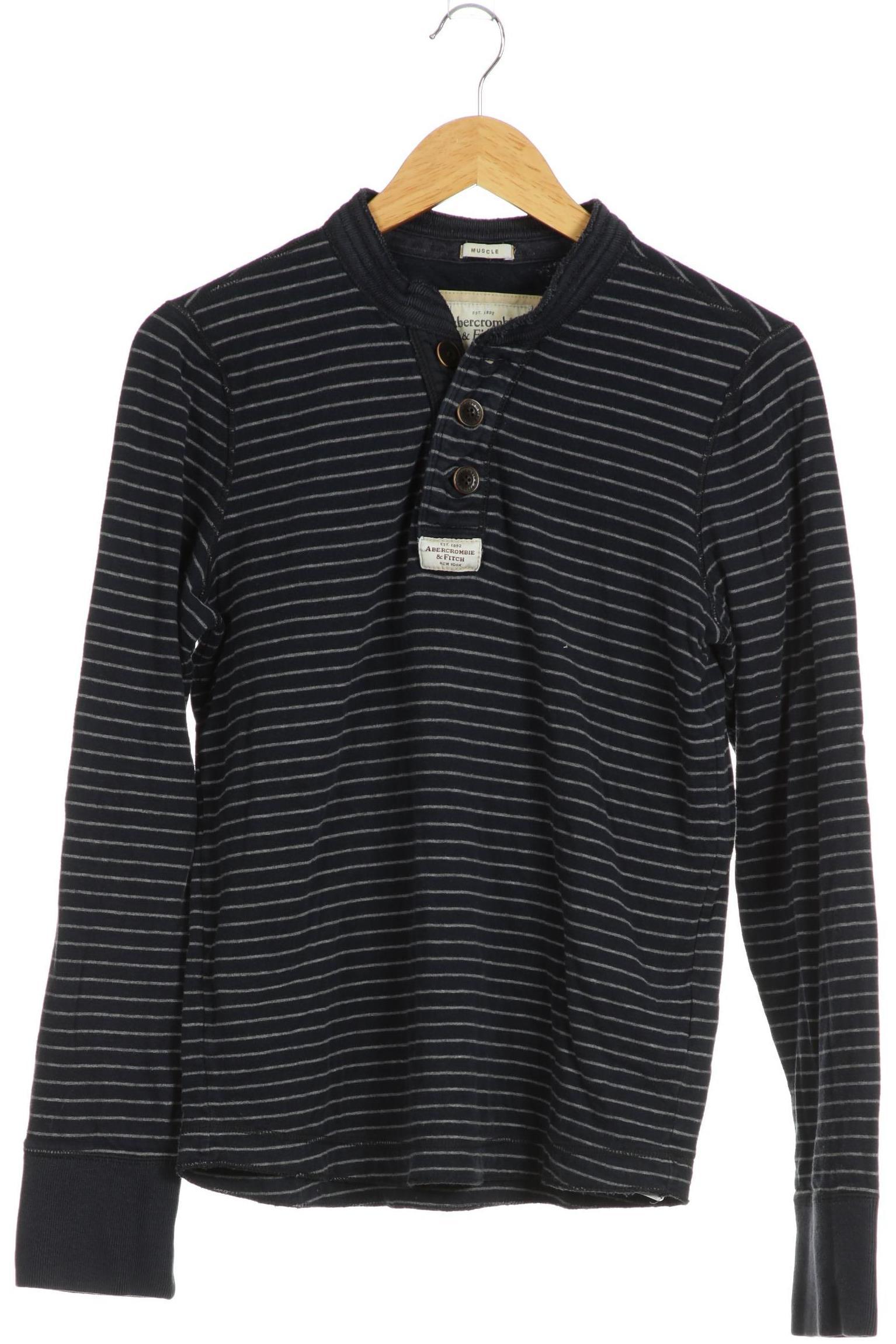 

Abercrombie & Fitch Herren Langarmshirt, blau, Gr.