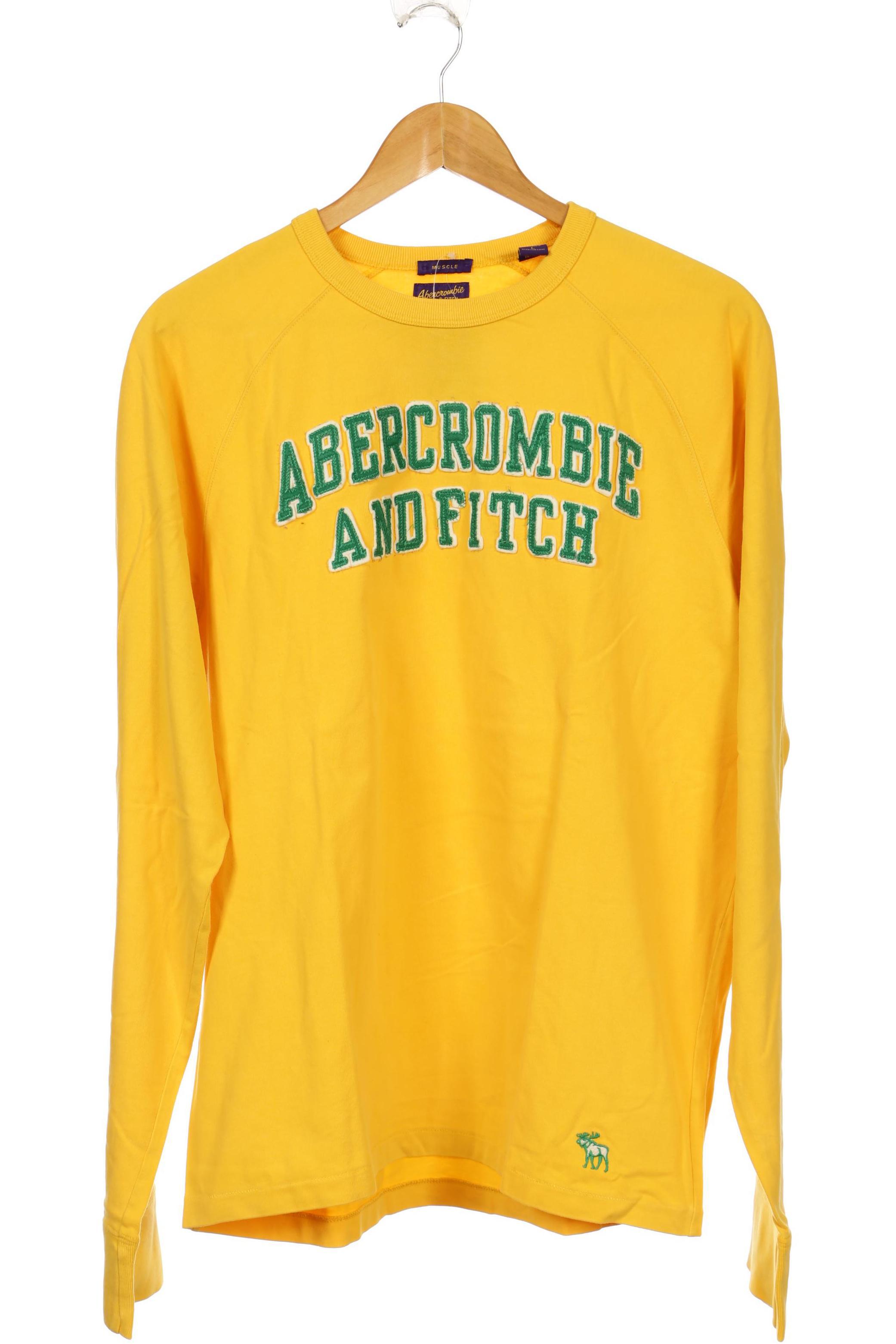 

Abercrombie & Fitch Herren Langarmshirt, gelb, Gr.