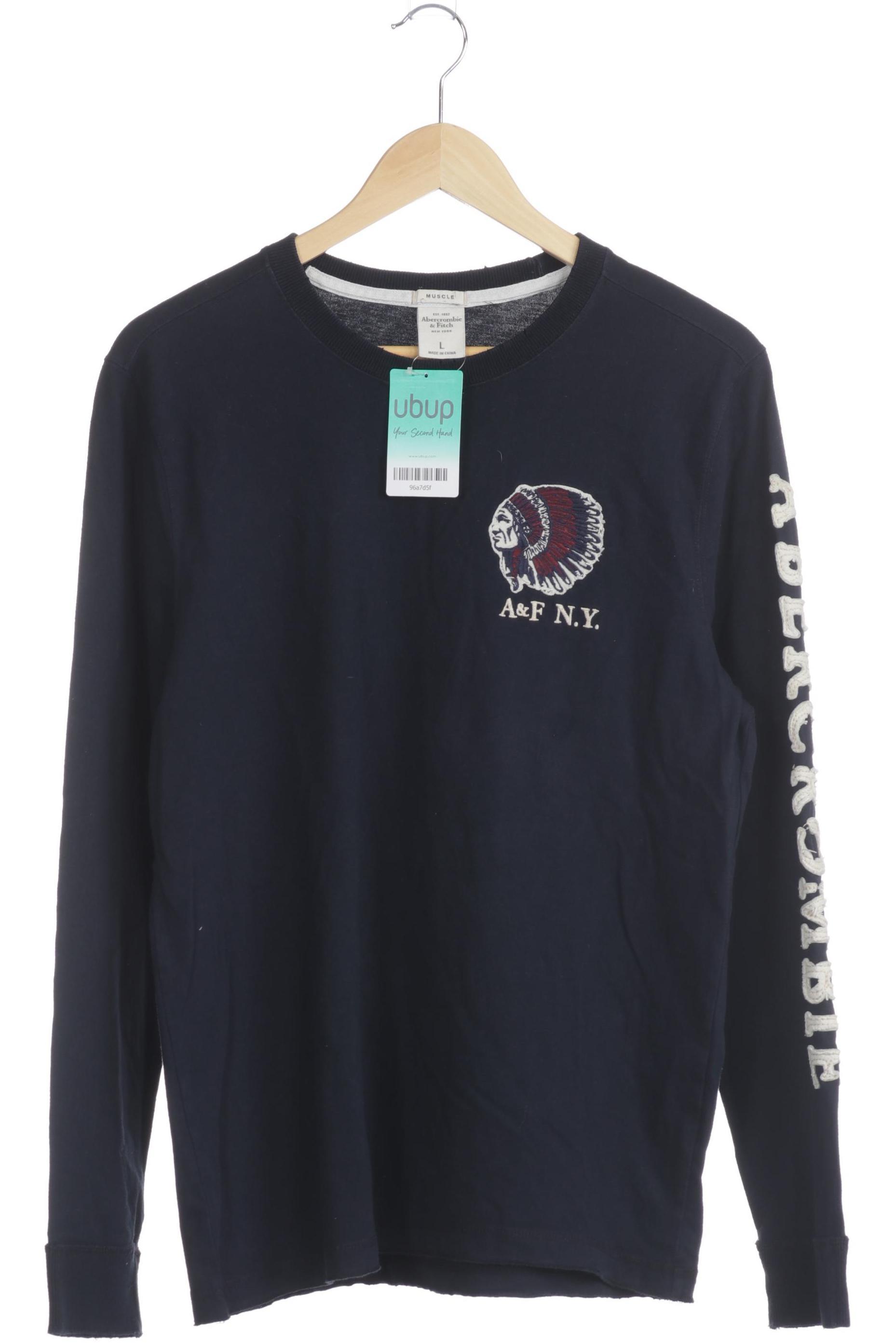 

Abercrombie & Fitch Herren Langarmshirt, blau, Gr.