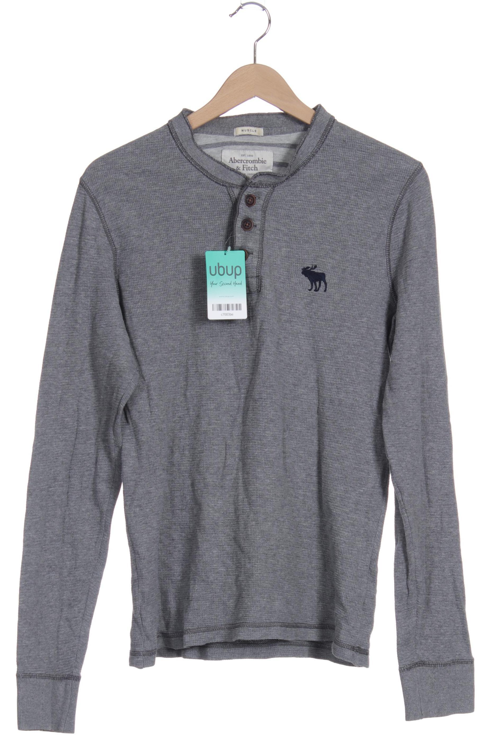 

Abercrombie & Fitch Herren Langarmshirt, grau, Gr.