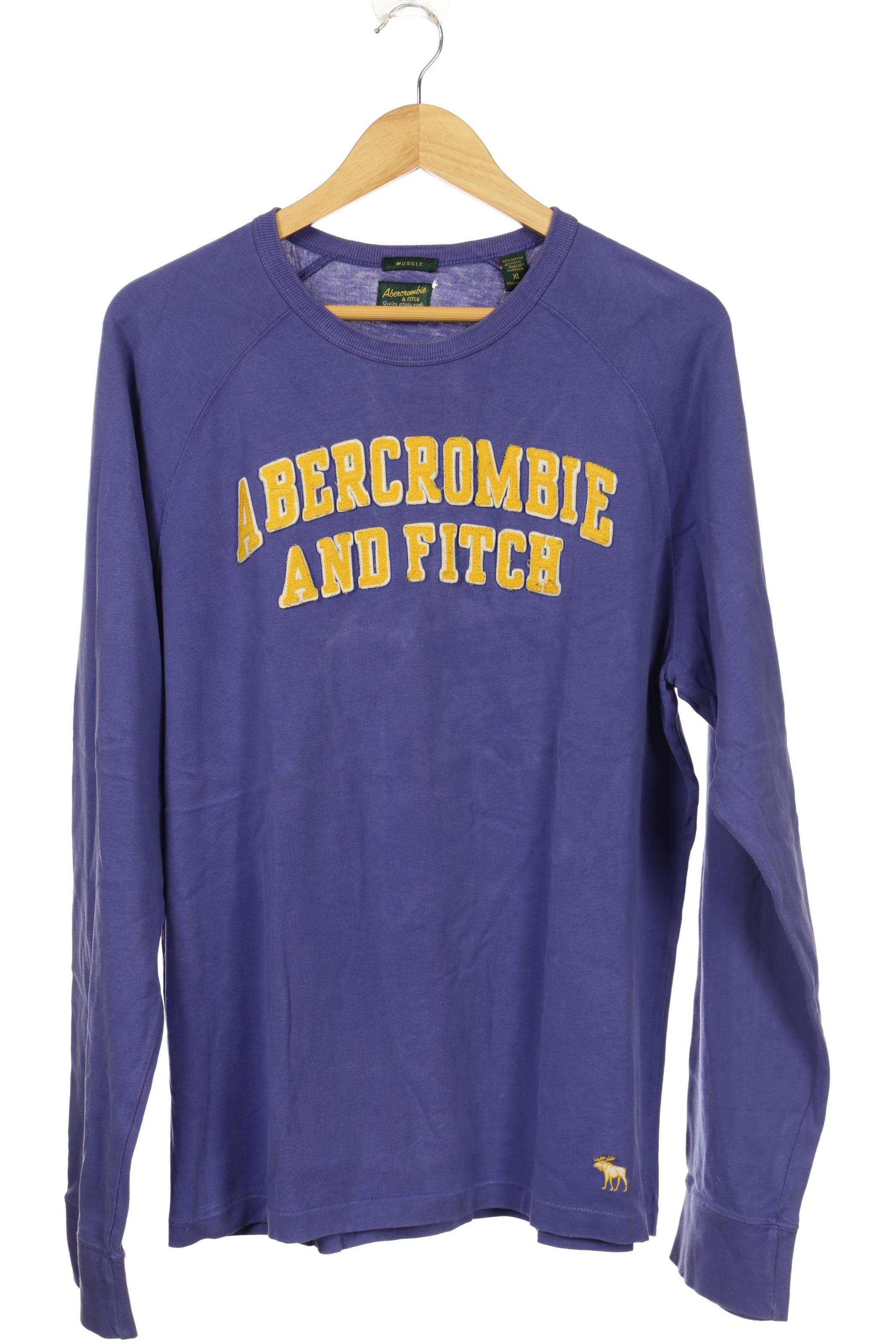 

Abercrombie & Fitch Herren Langarmshirt, blau, Gr.
